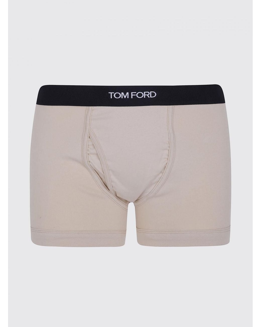 Tom Ford Pink Stretch-Cotton Boxer Briefs With Logo Waistband for men