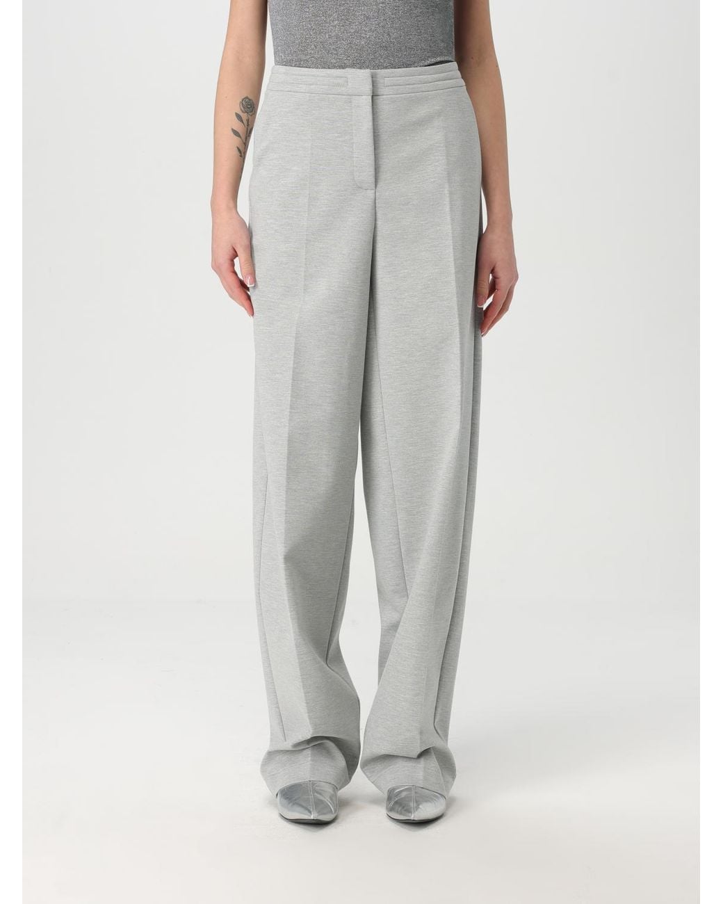 Patrizia Pepe Gray Trousers