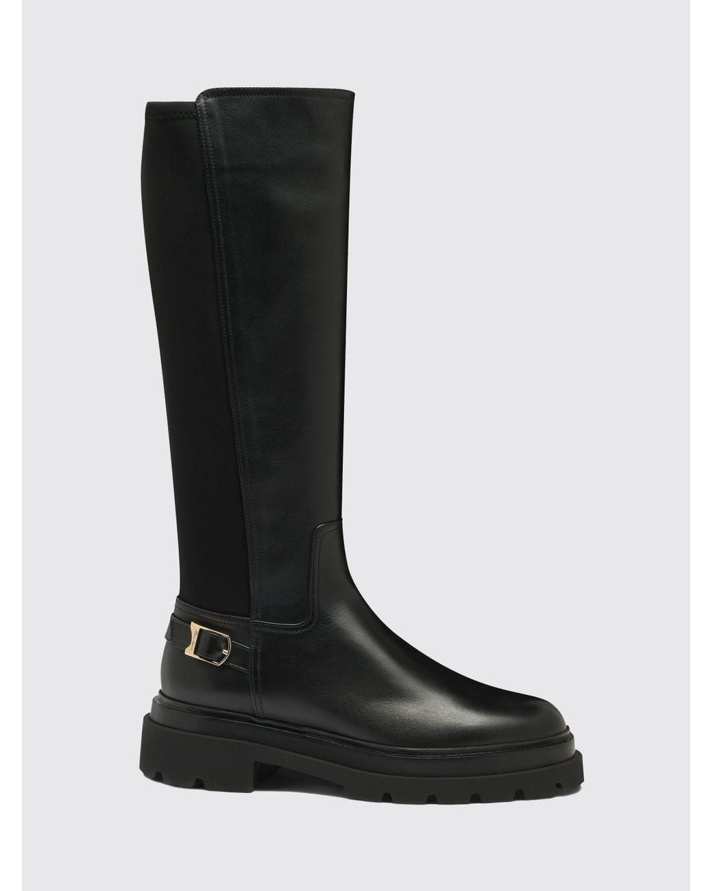 Santoni Black Boots