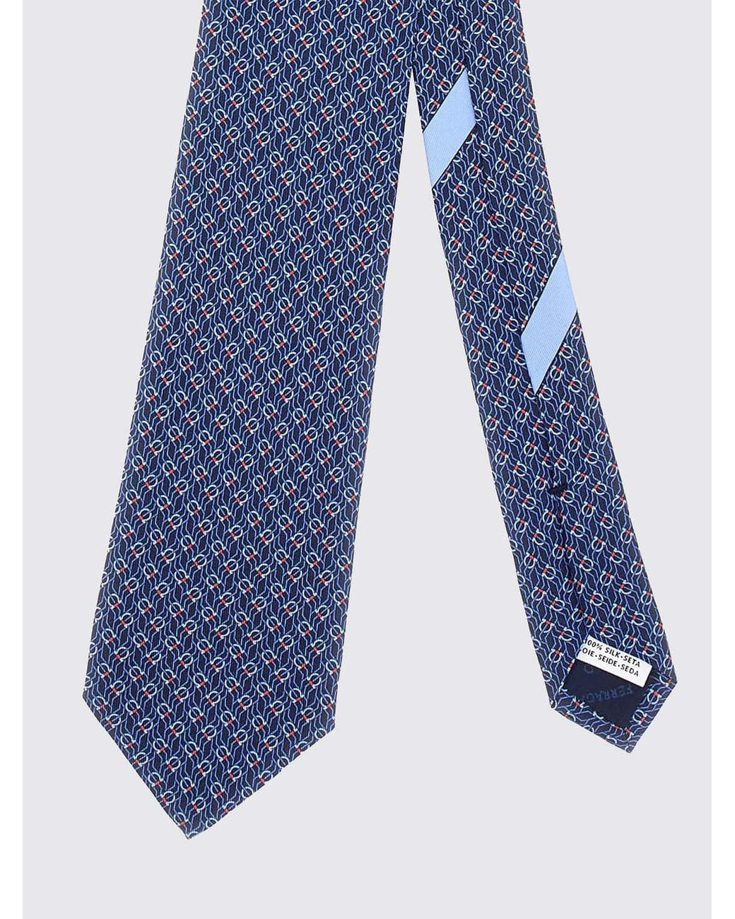 Ferragamo Blue Tie for men