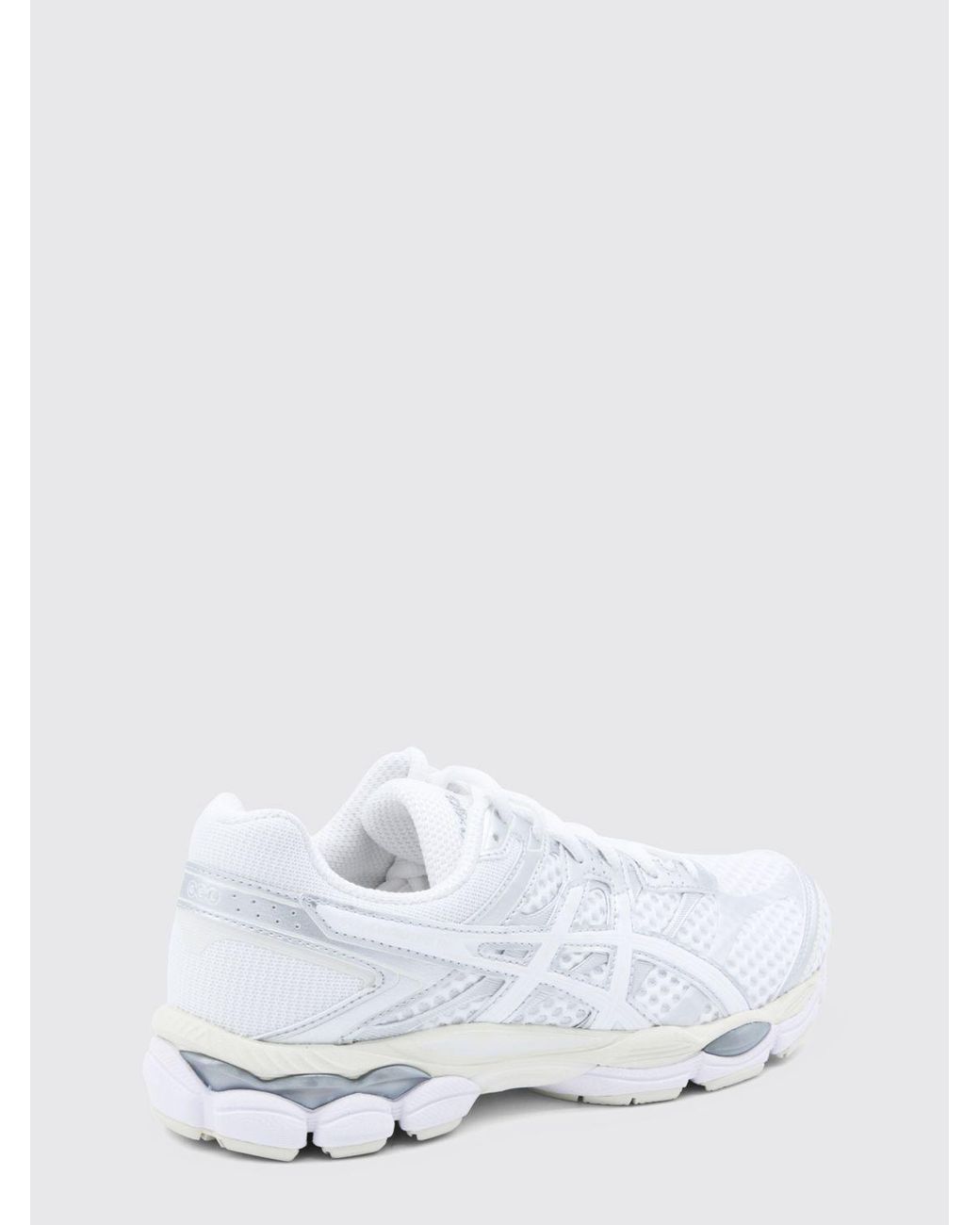 Asics White Gel-Cumulus 16 Mesh And Rubber Sneakers