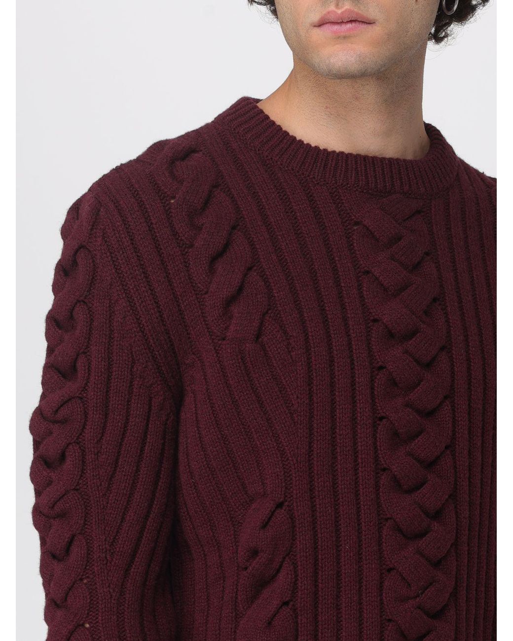 McQueen Purple Jumper for men