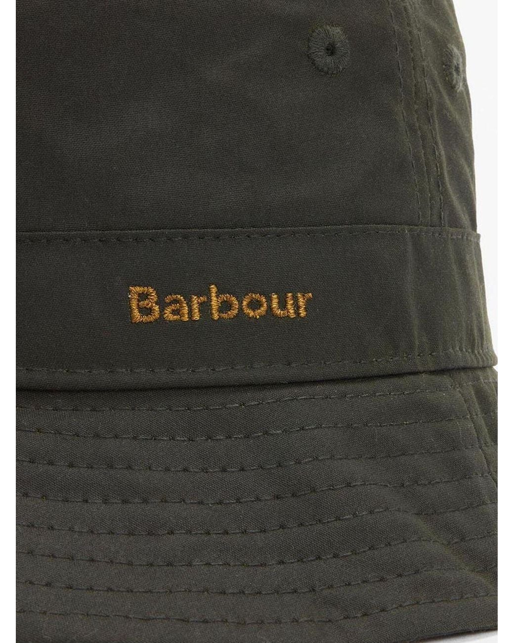 Barbour Green Wax Sports Hat