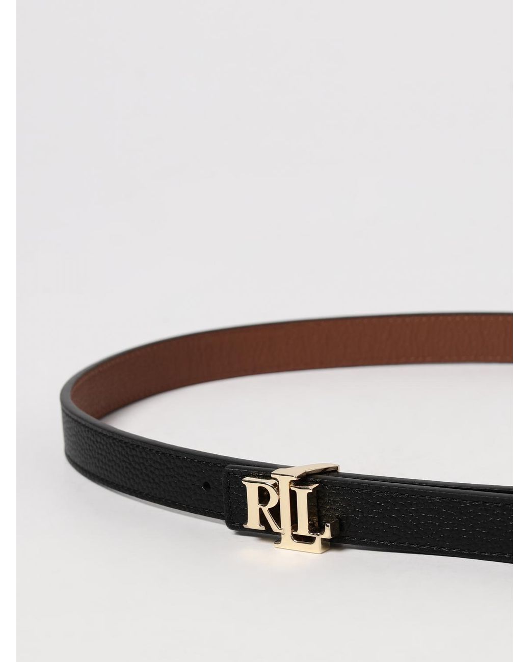 Ralph Lauren White Reversible Leather Belt