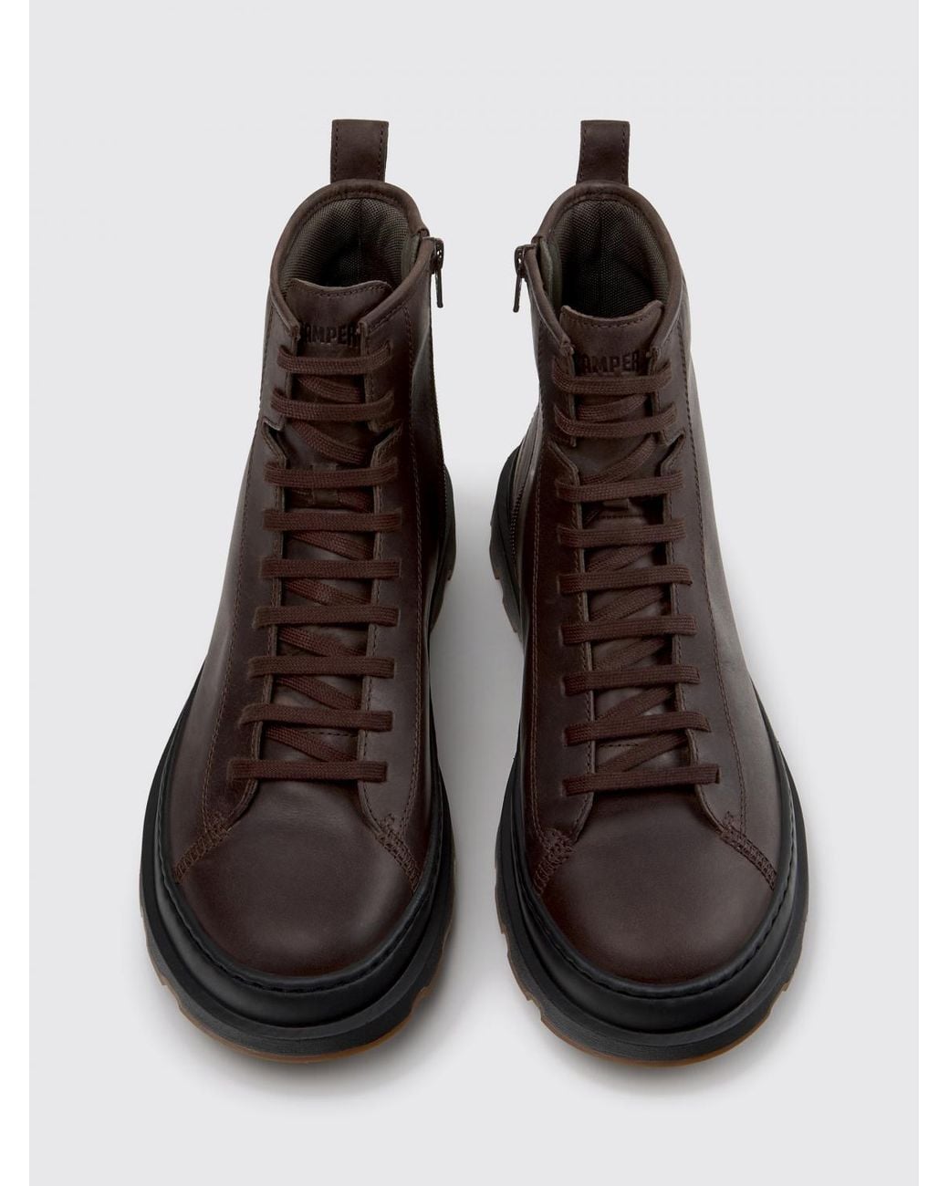 Camper Brown Brutus+ Lace-Up Ankle Boots for men