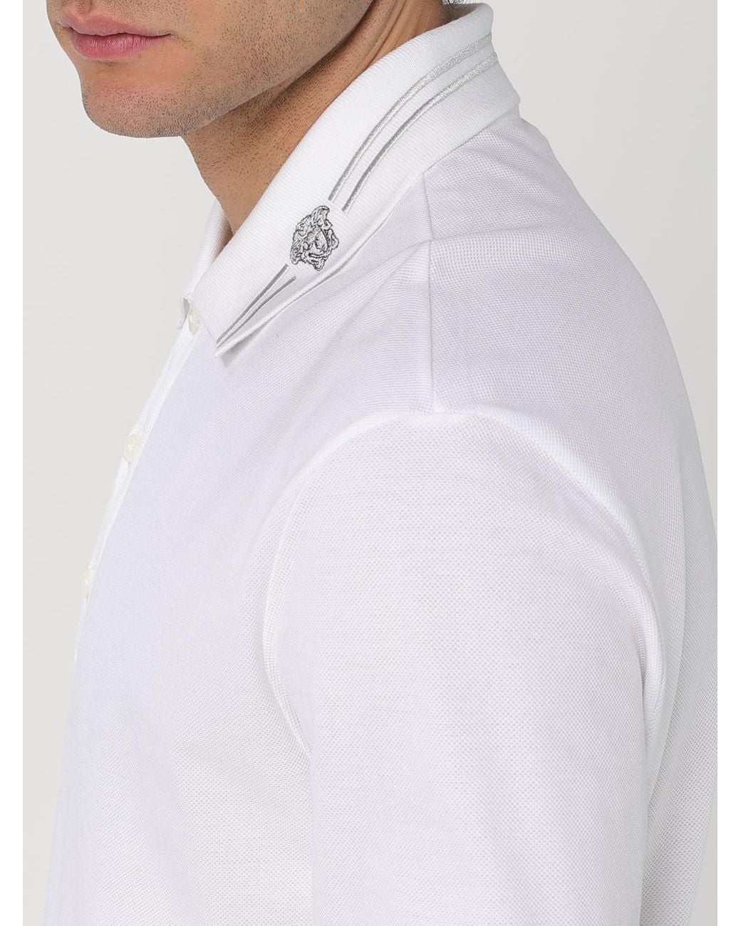 Polo di Versace in White da Uomo