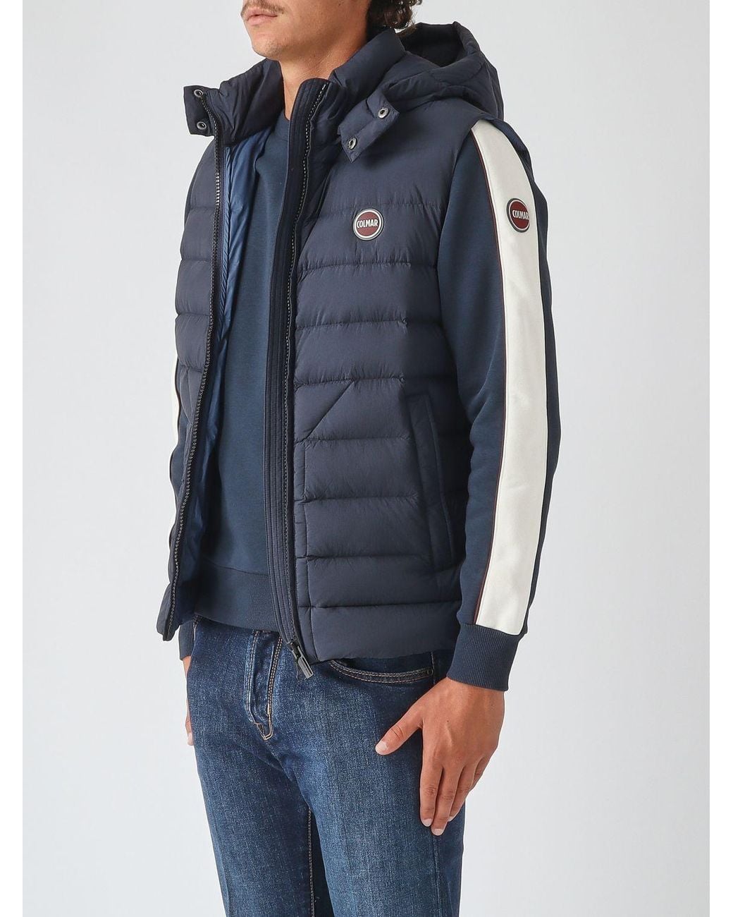 Colmar Blue Quilted Padded Gilet for men