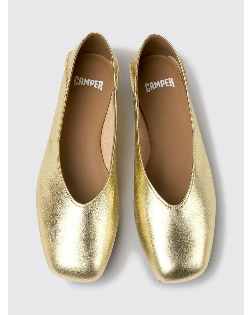 Camper Natural Ballet Flat