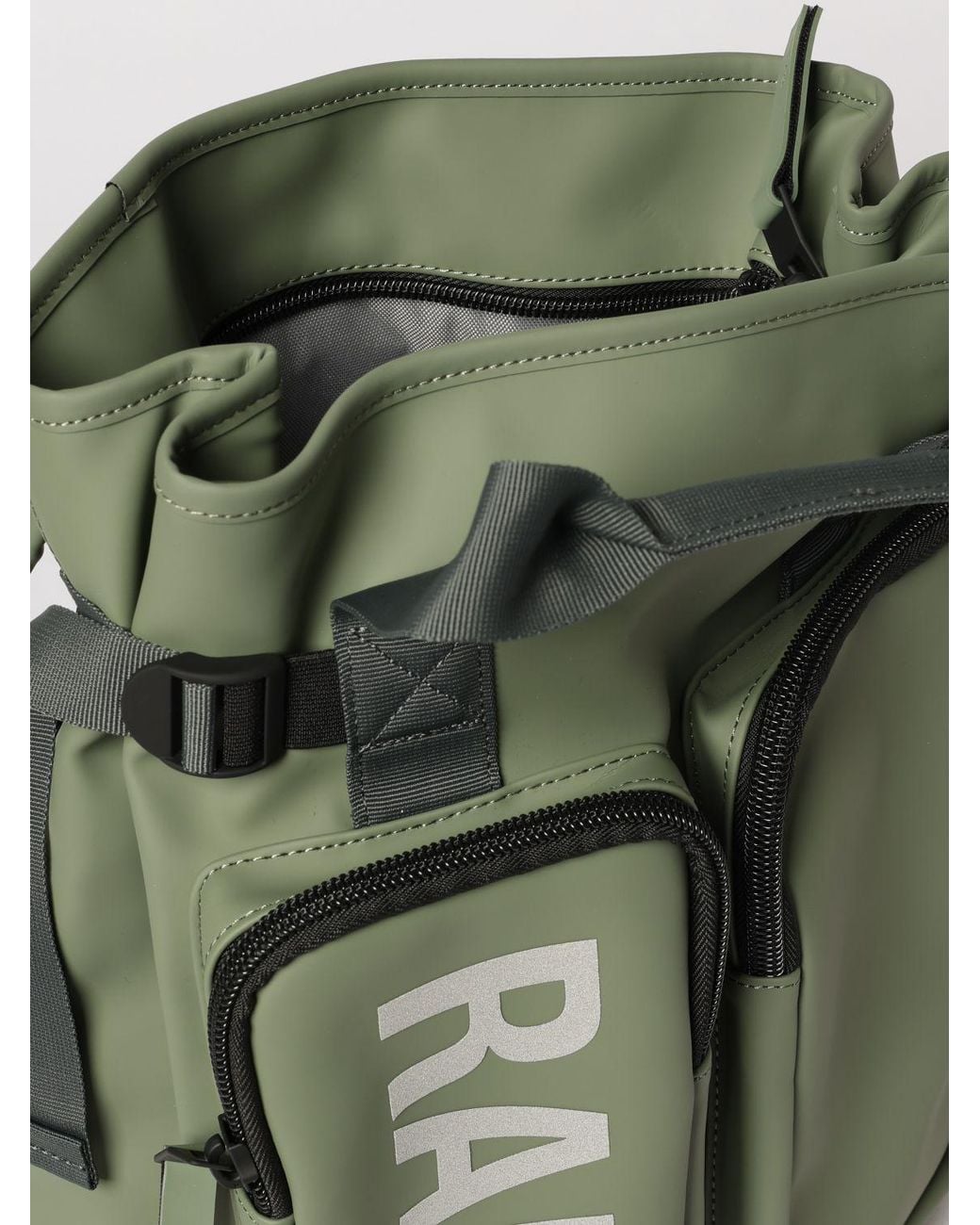 Rains Green Backpack for men