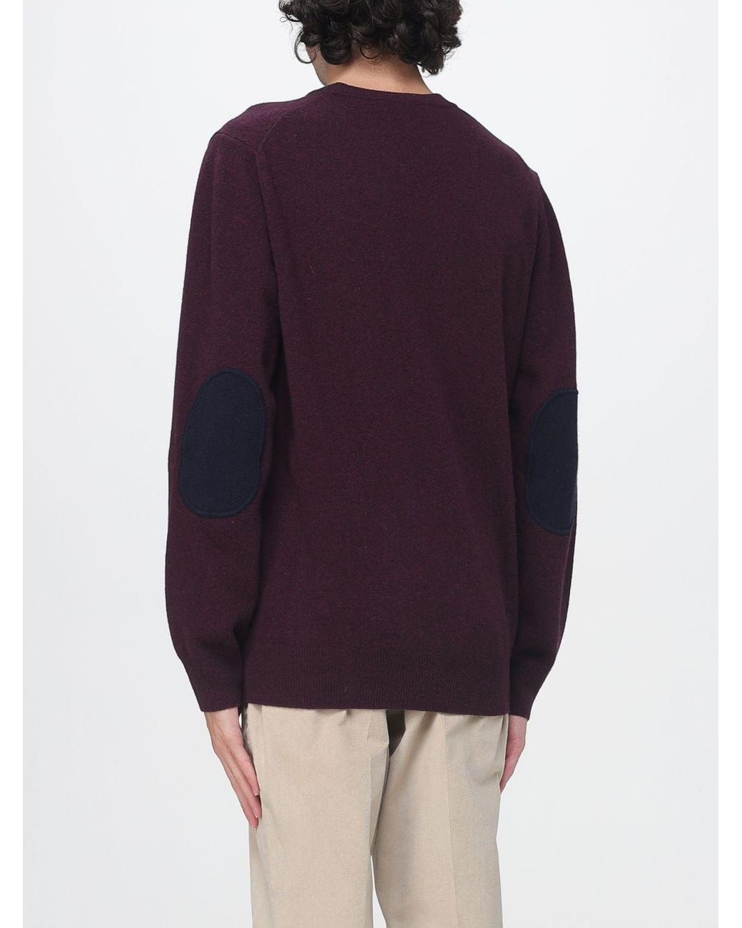 Brooksfield Purple Sweater for men