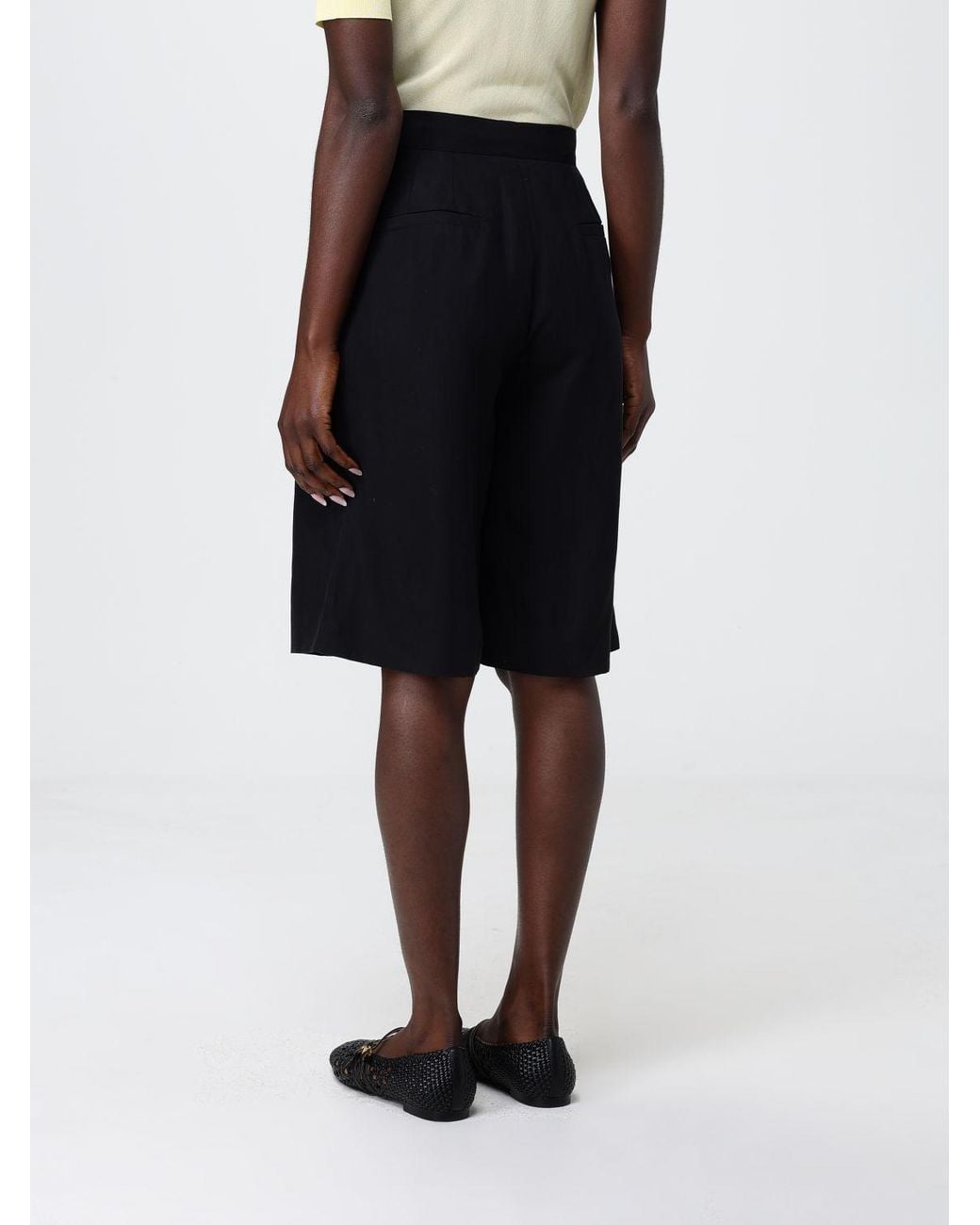 Liu Jo Black Tailored Cotton Blend Pants