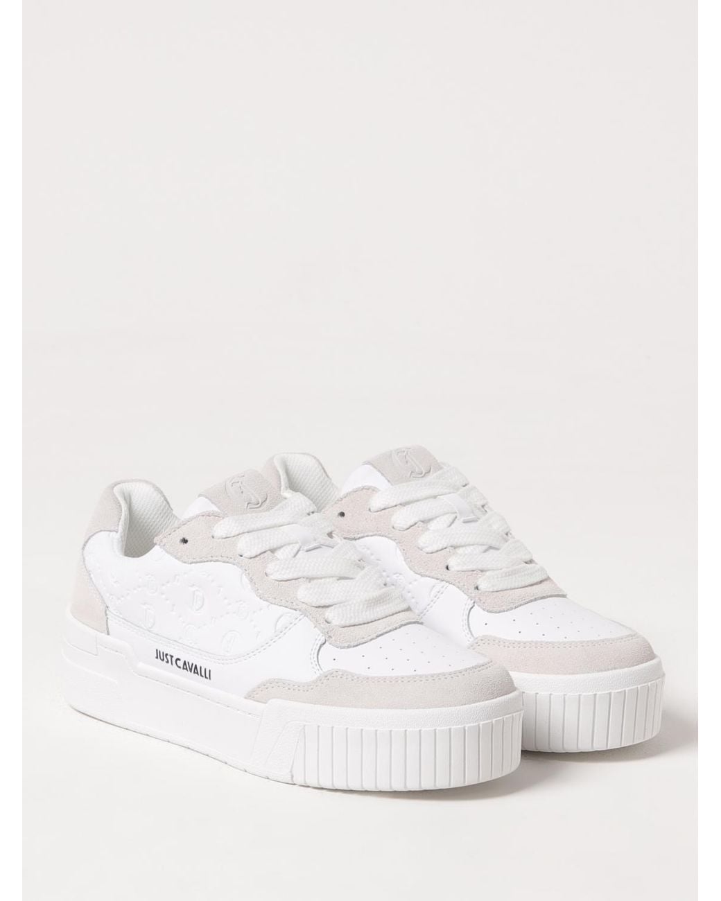 Just Cavalli Natural Sneakers