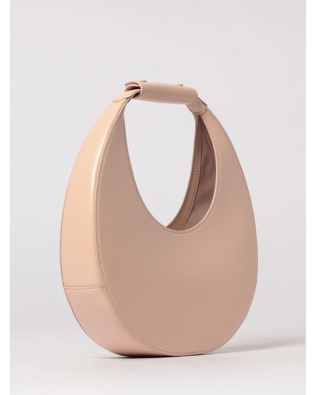 Staud Natural Moon Leather Bag