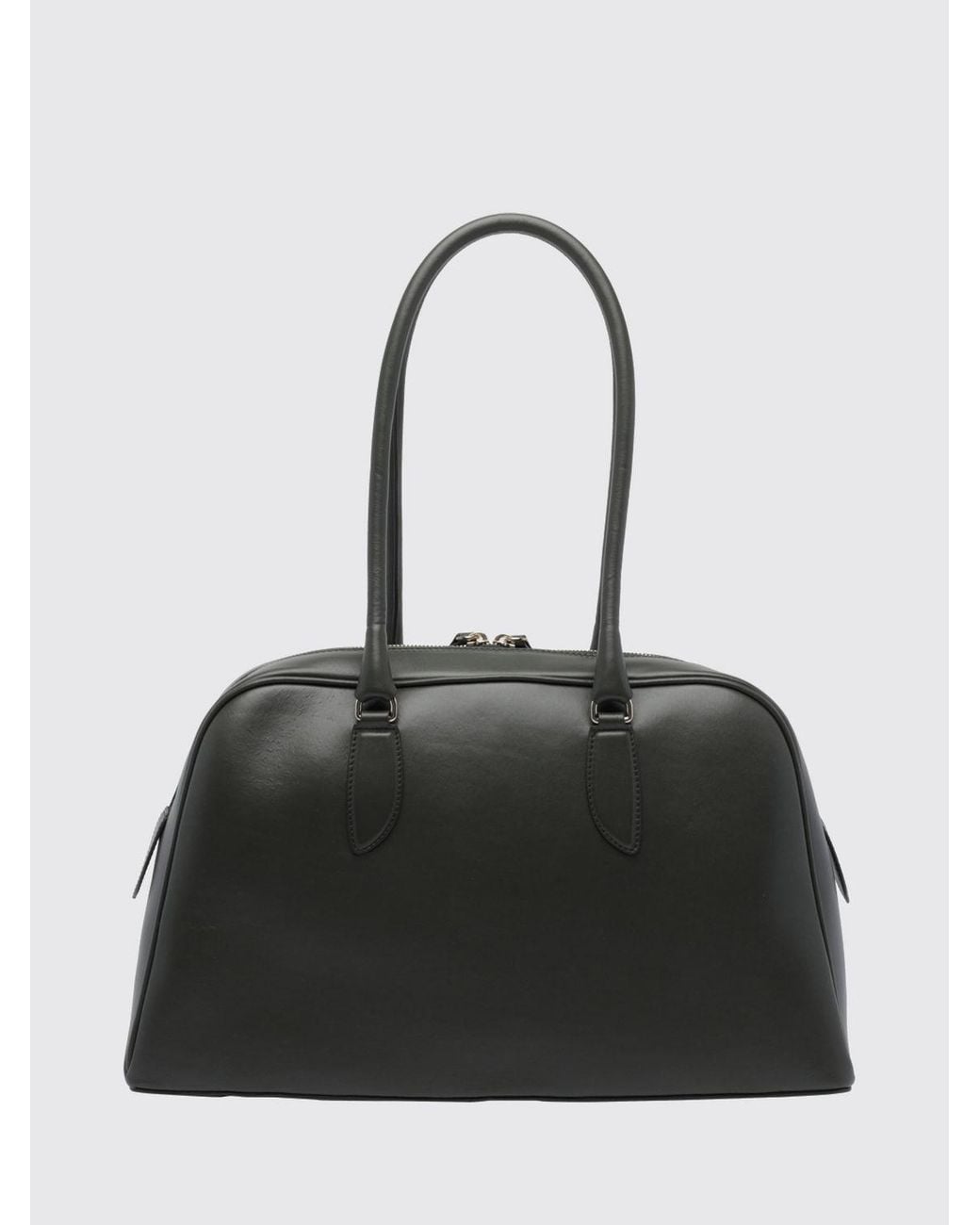 A.P.C. Black Paloma Smooth Cowskin Hobo Bag With Printed Logo