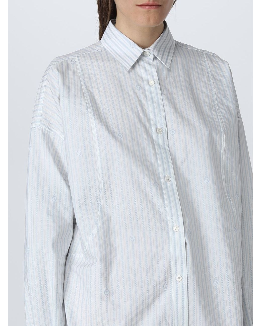 Stella McCartney White Shirt In Cotton