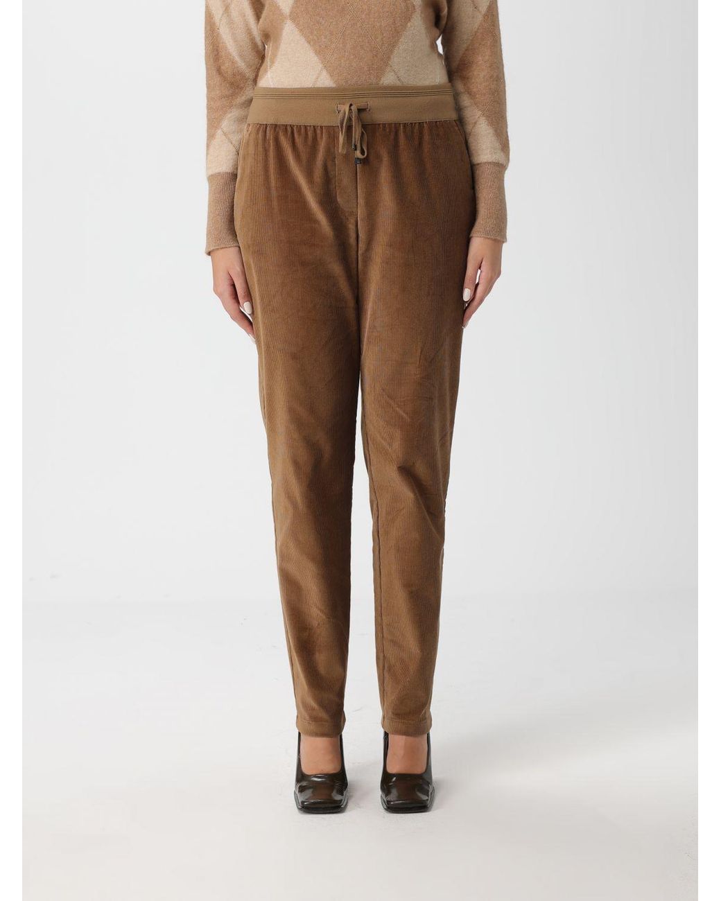 Lorena Antoniazzi Natural Trousers