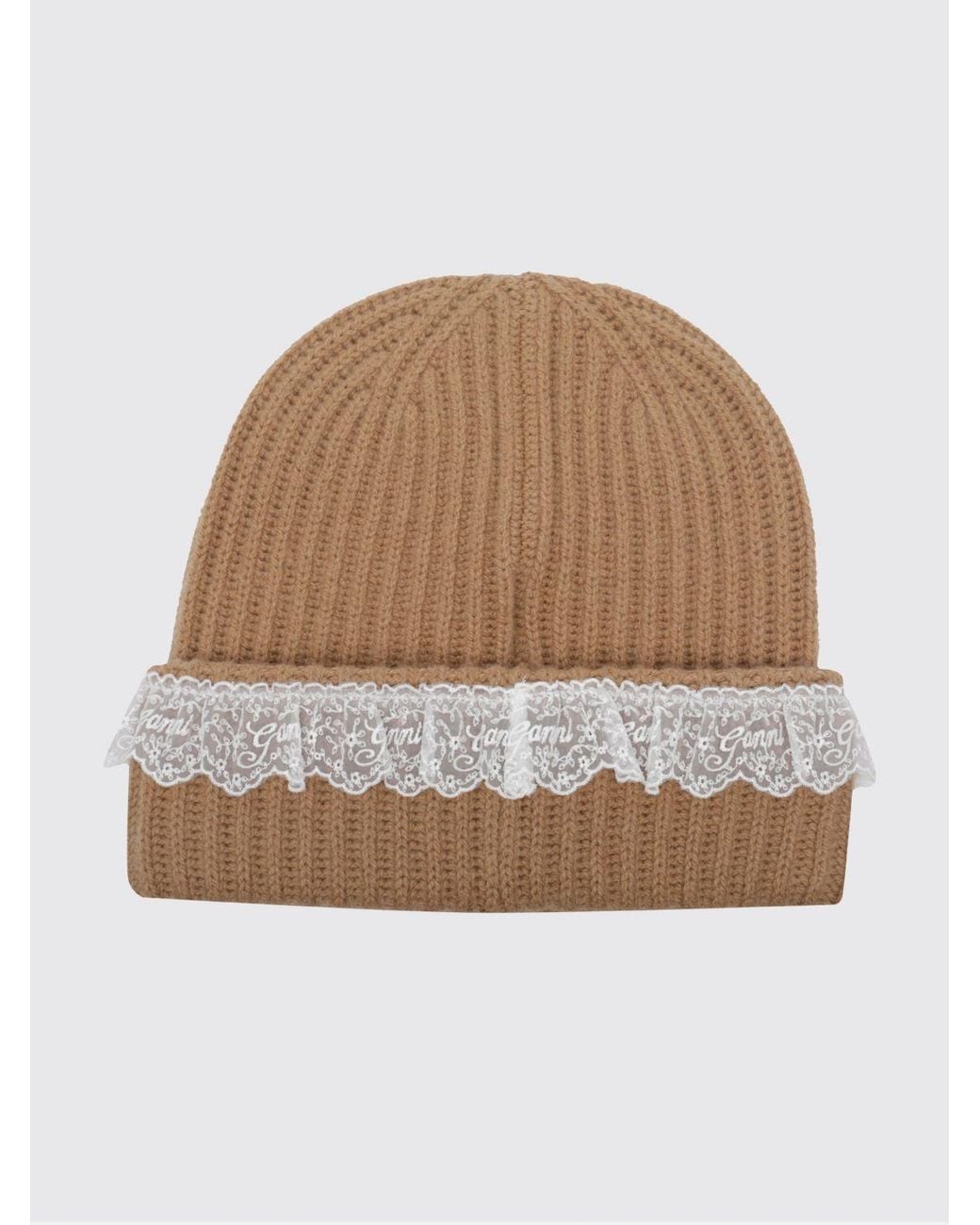 Ganni Natural Hat