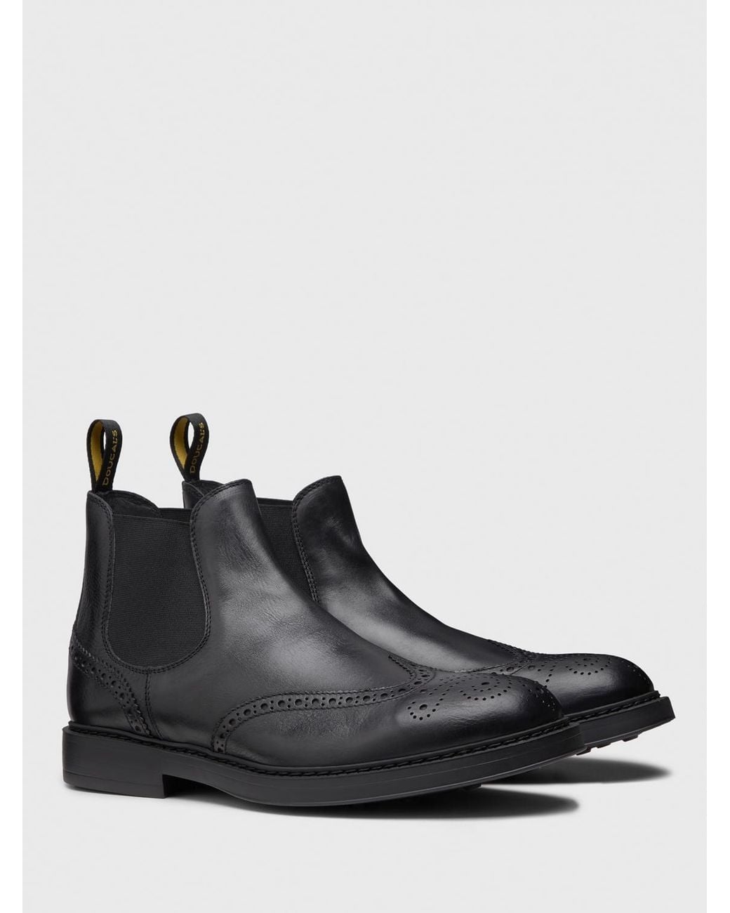 Doucal's Black Boots for men