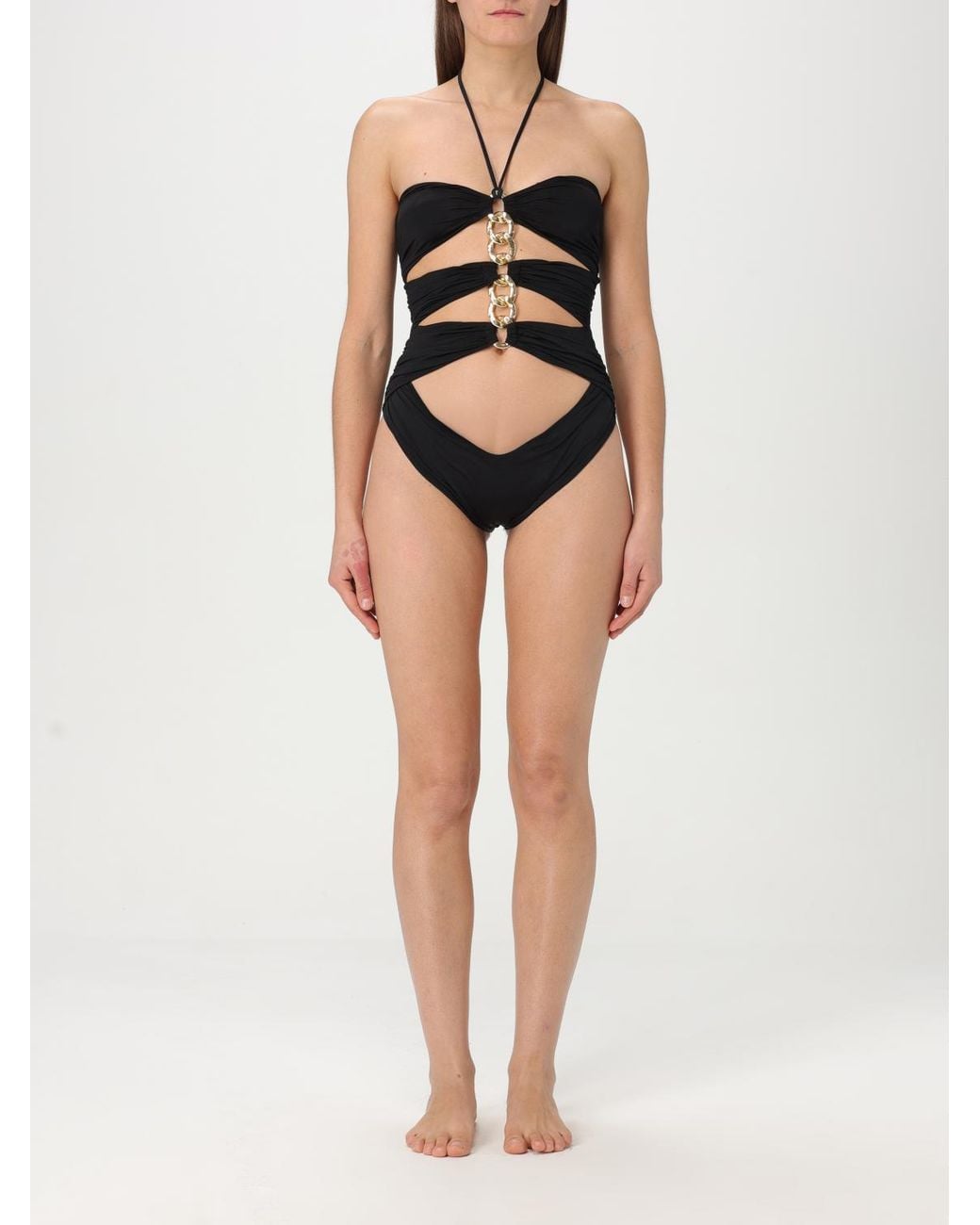 Elisabetta Franchi Black Swimsuit