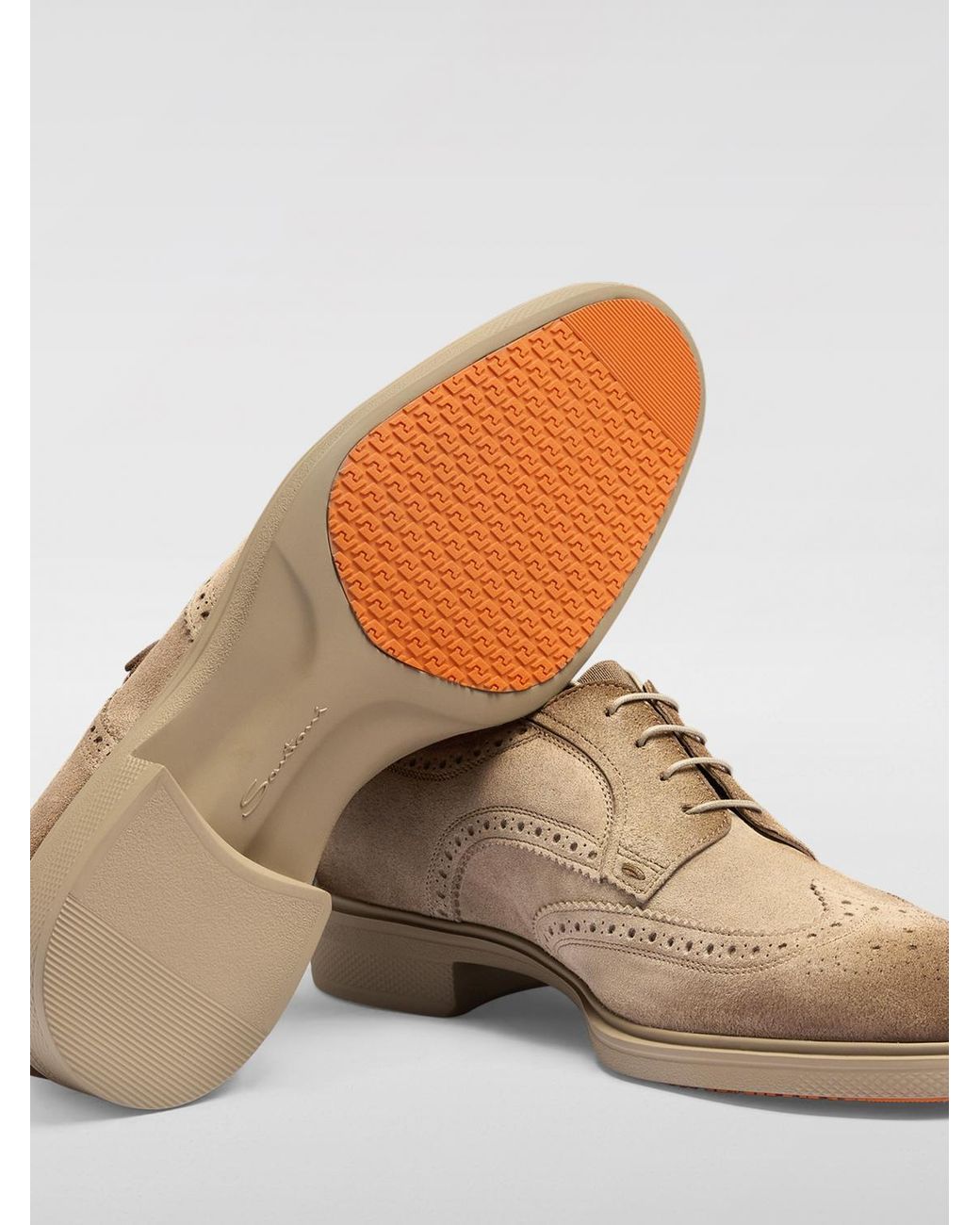 Santoni Multicolor Brogue Shoes for men