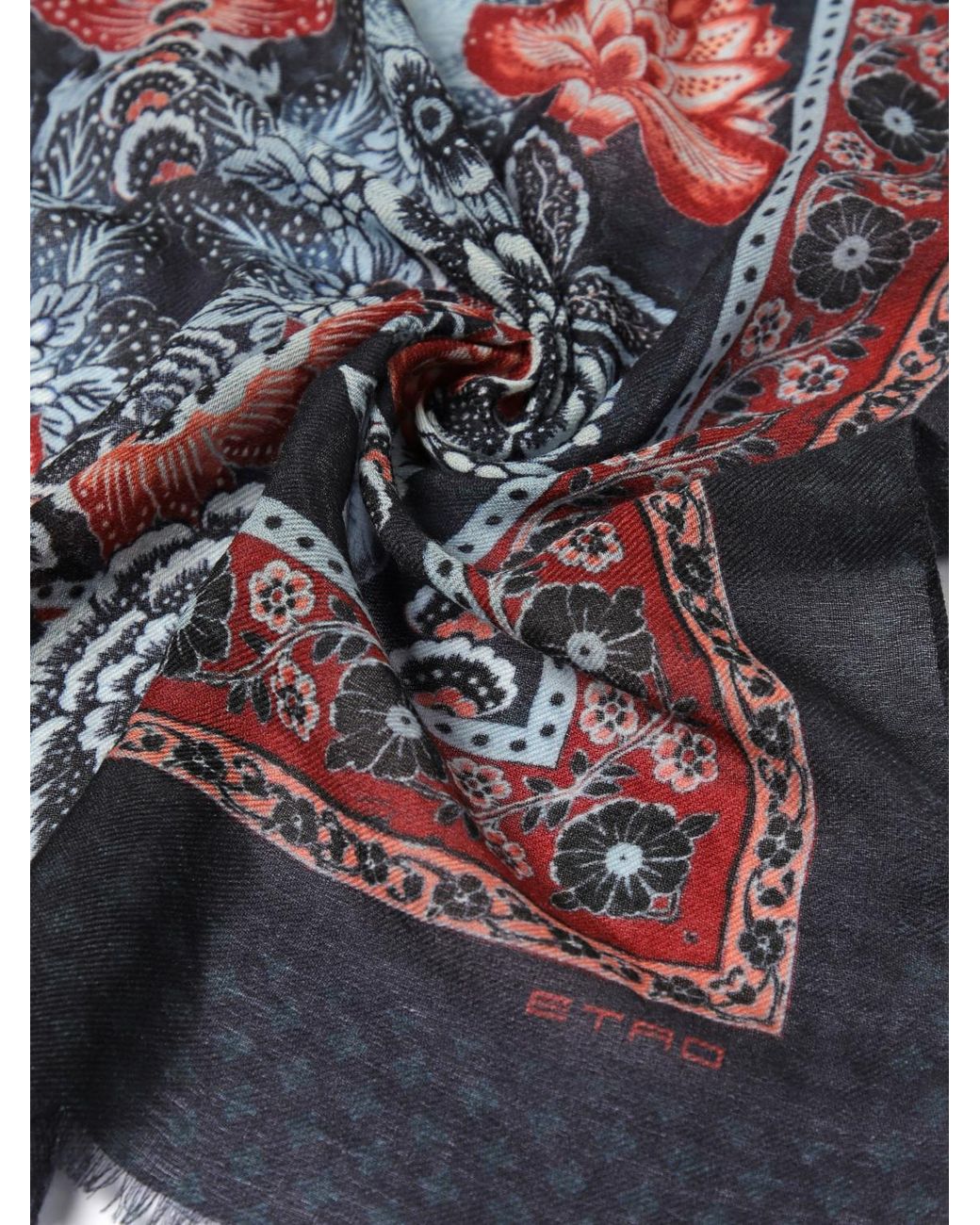Etro Black Scarf for men