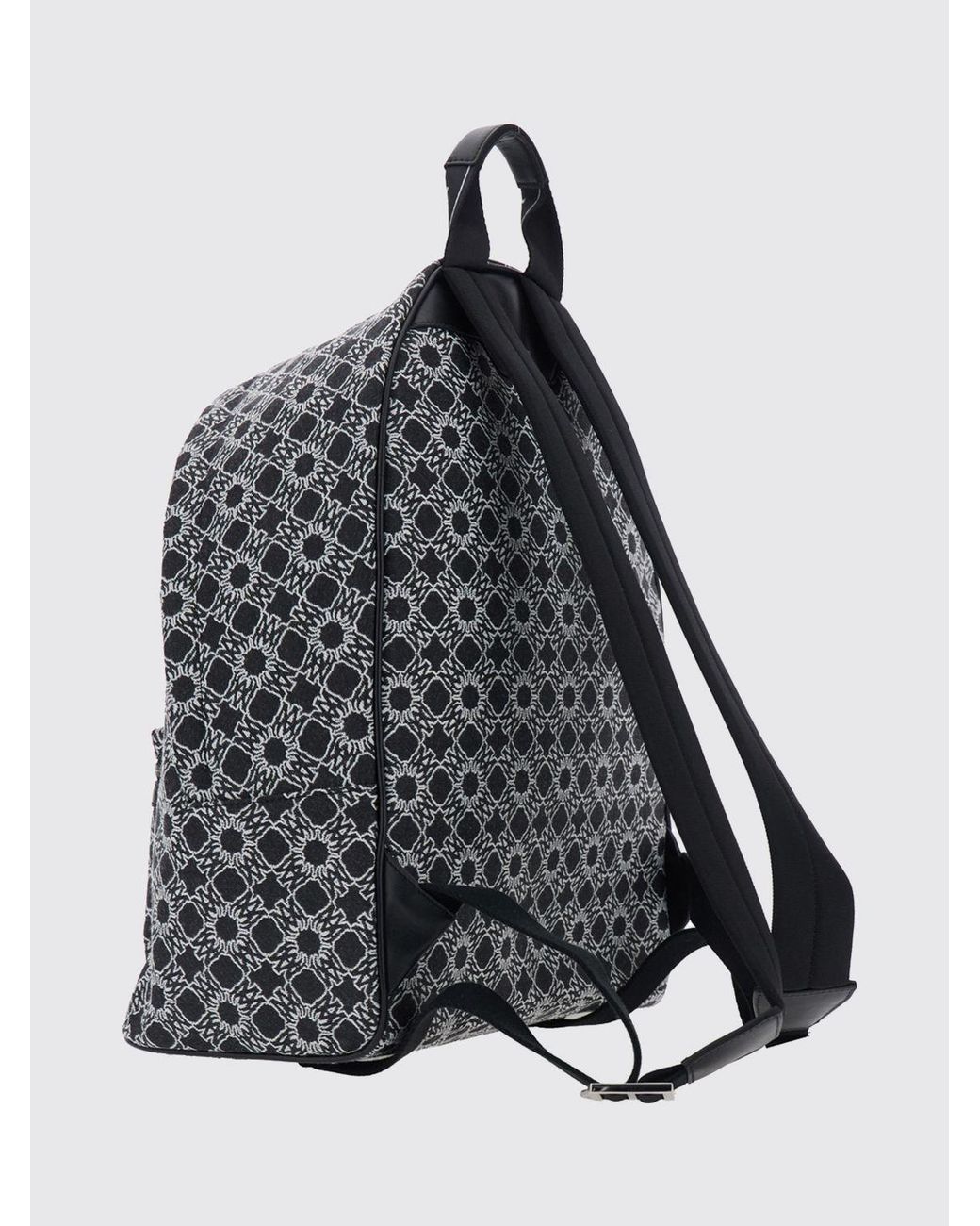 Amiri Gray Ma Quad Polyester Rucksack With Contrast Logo for men