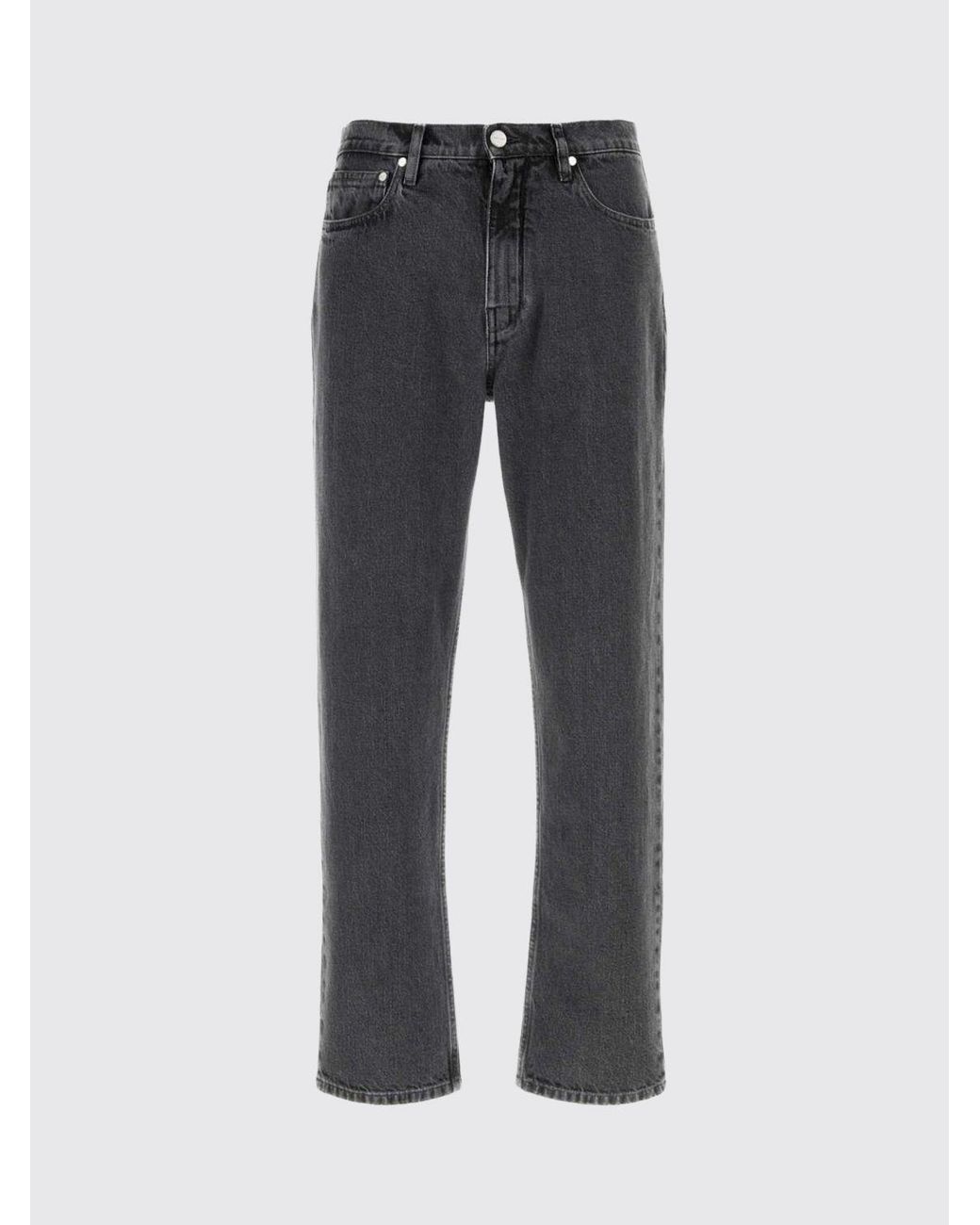 Jil Sander Black Wide-Leg Five-Pocket Jeans for men