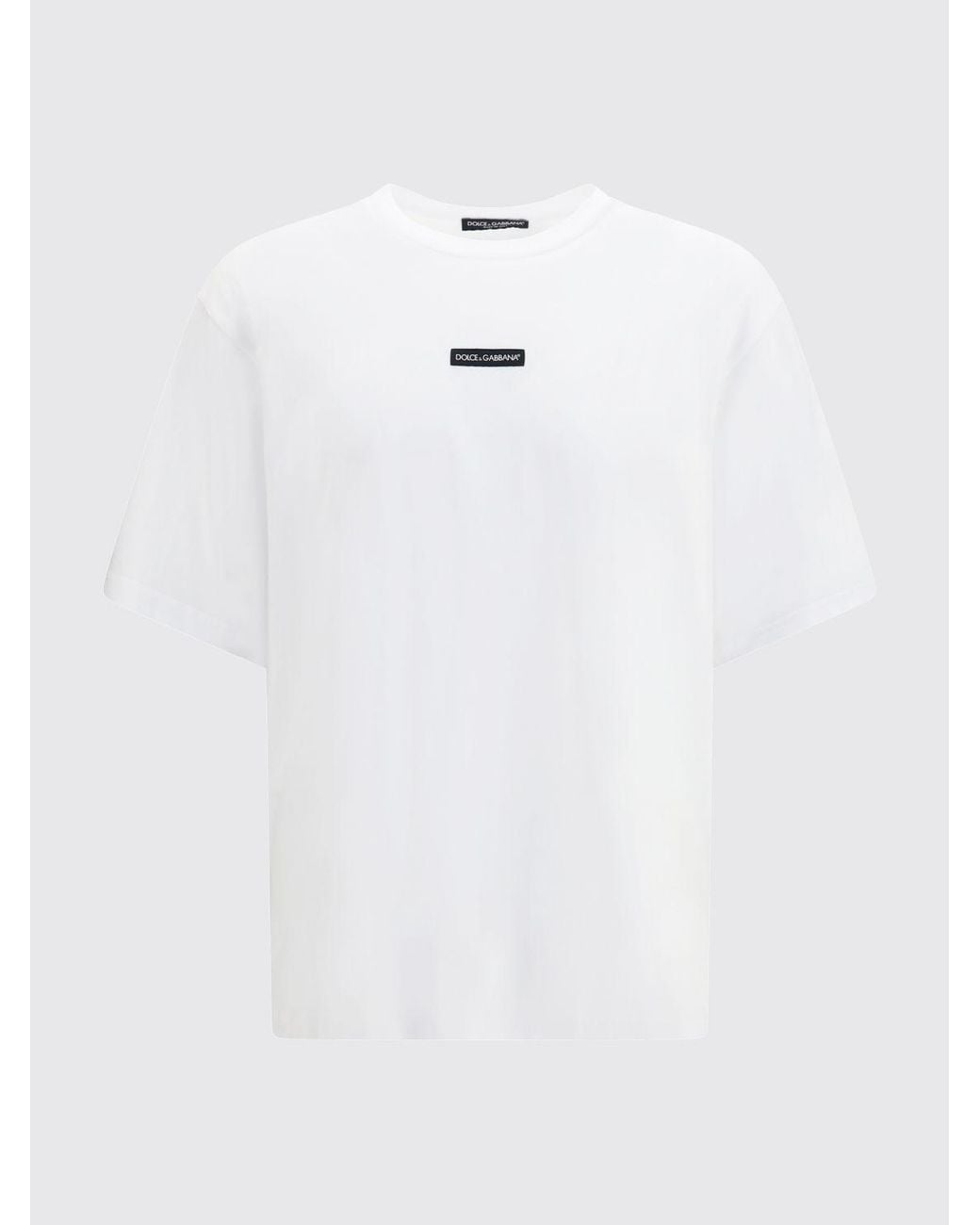 Dolce & Gabbana White Dolce &Amp Gabbana T-Shirt for men