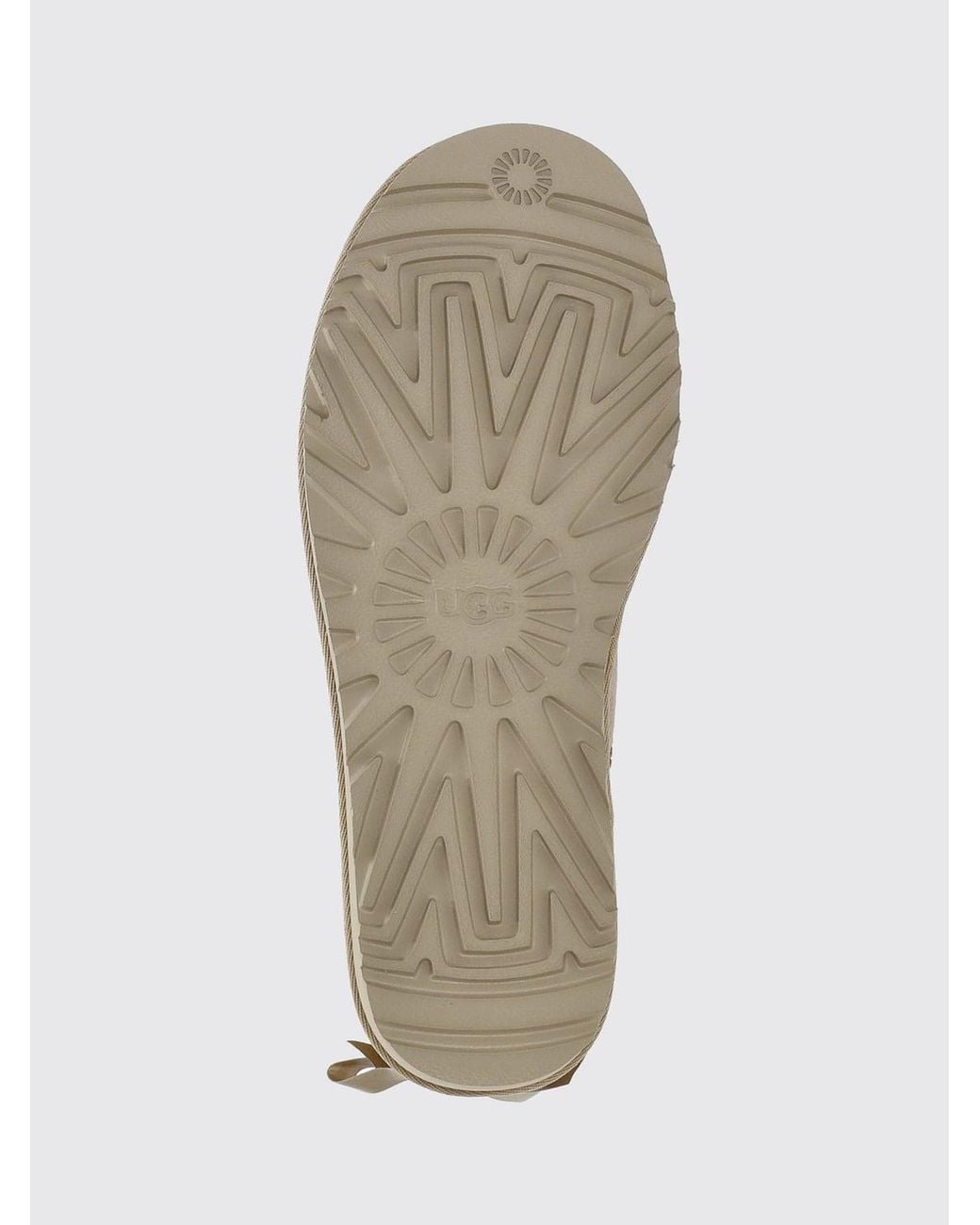 Ugg Natural Ultra Mini Bailey Bow Suede Boots