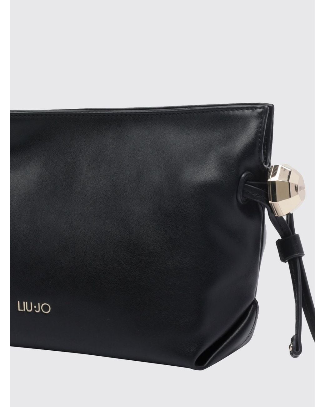 Liu Jo White Riccy Small Bucket Bag With Metal Mesh Shoulder Strap