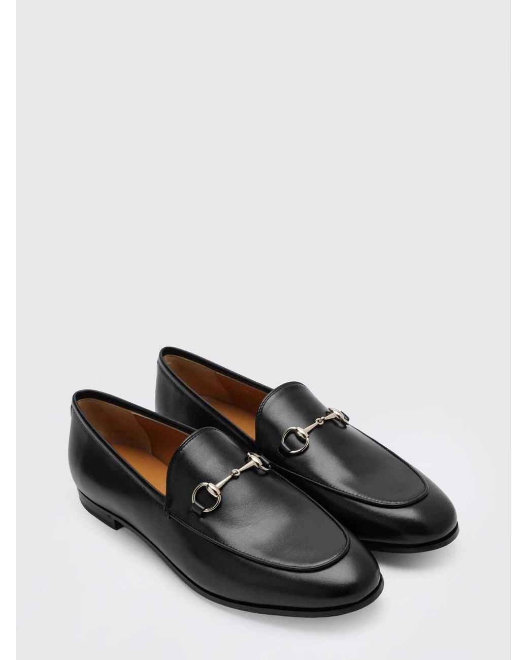Gucci White Jordaan Leather Loafer