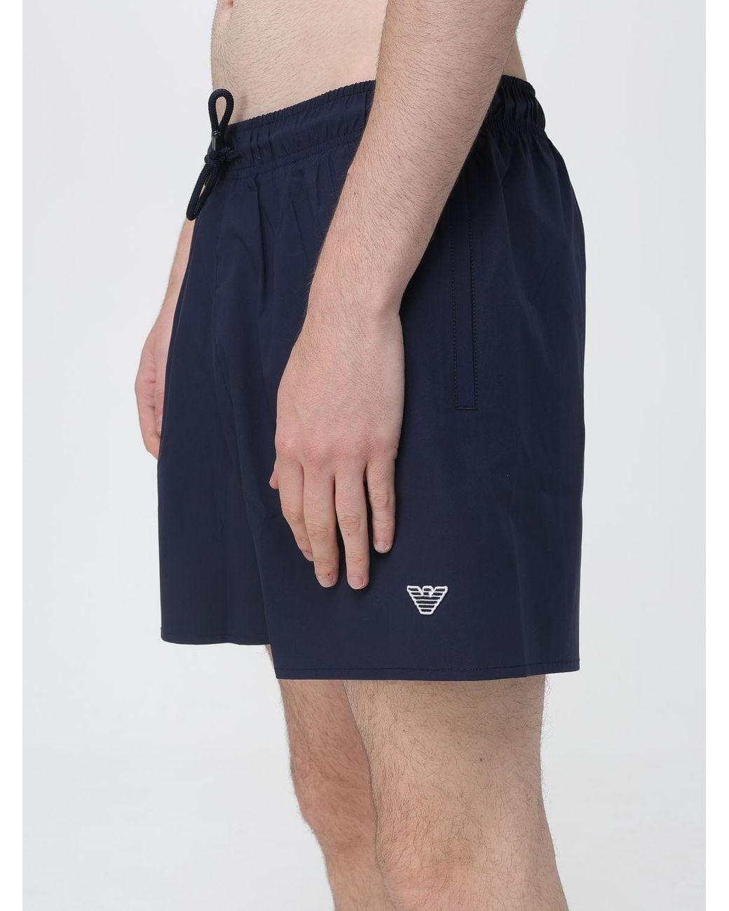 Emporio Armani Blue Nylon Swimsuit for men