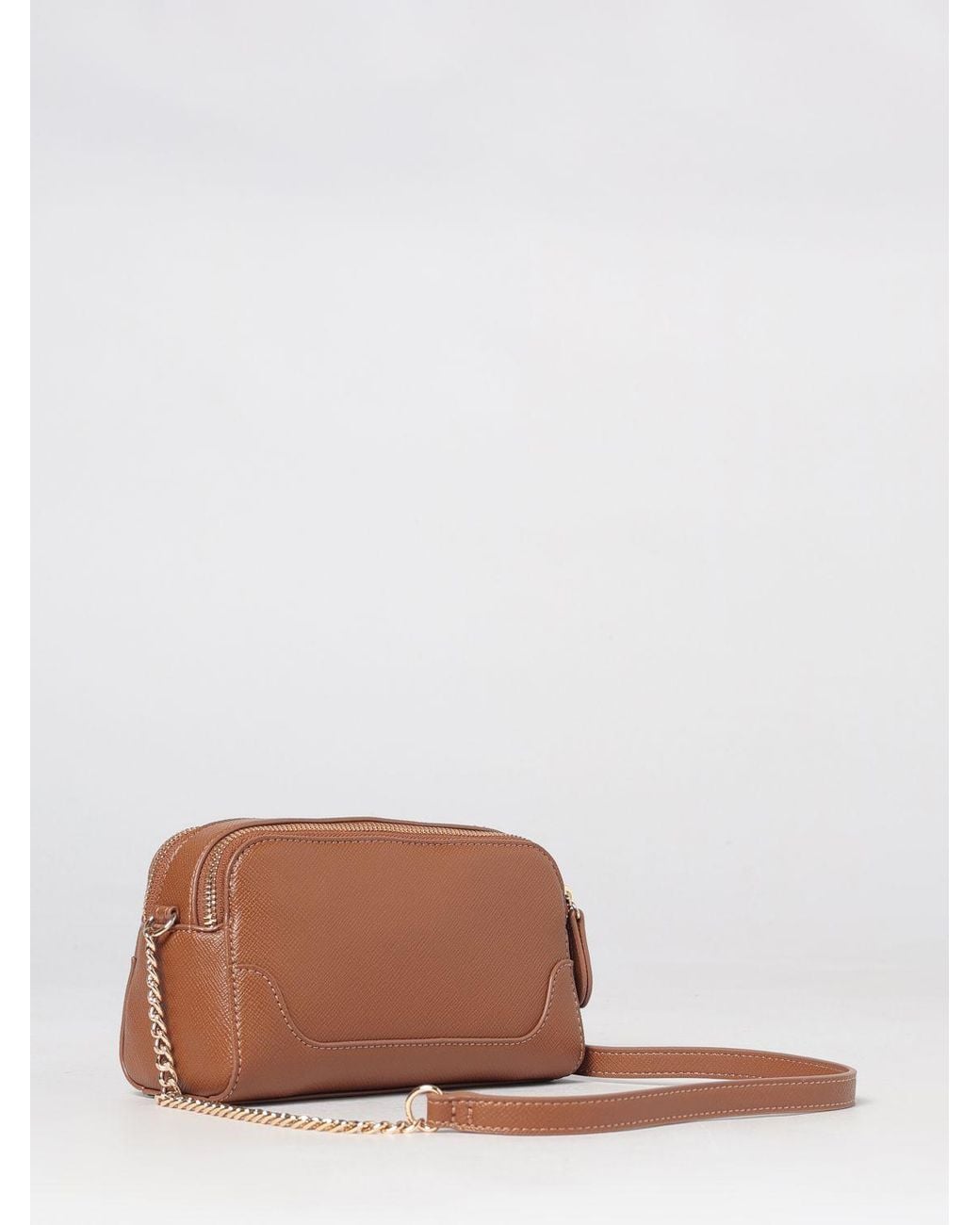 Twinset Brown Mini Camera Cross-Body Bag With Adjustable Strap And Metal Logo