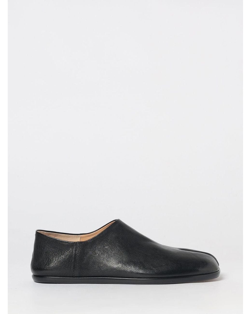 Maison Margiela White Tabi Split-Toe Leather Loafers for men