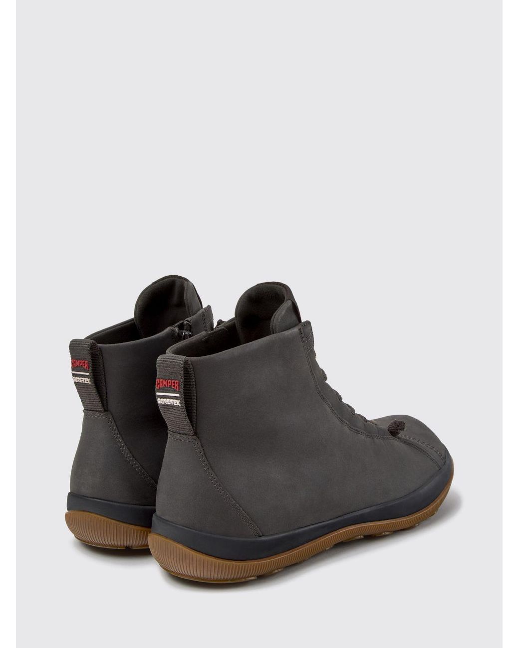 Camper Black Peu Pista Gm Outdoor Ankle Boots for men