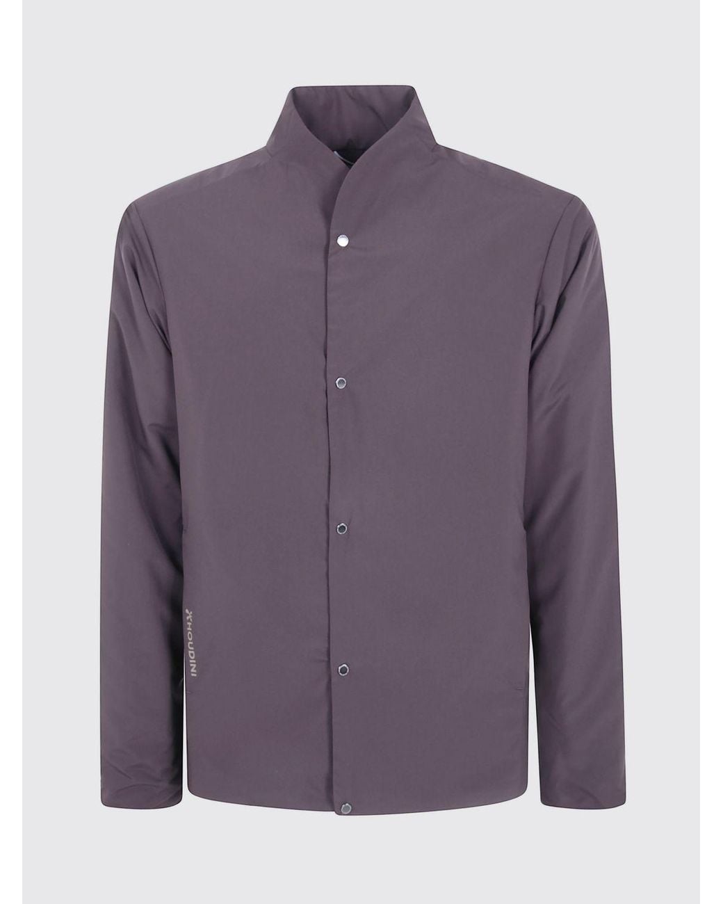 houdini Purple Padded High Collar Blazer for men