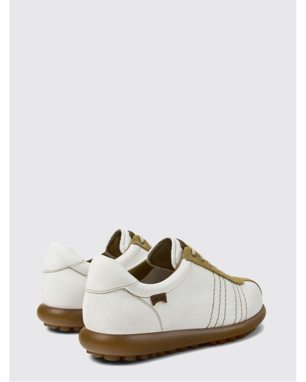 Camper White Pelotas Leather Sneakers