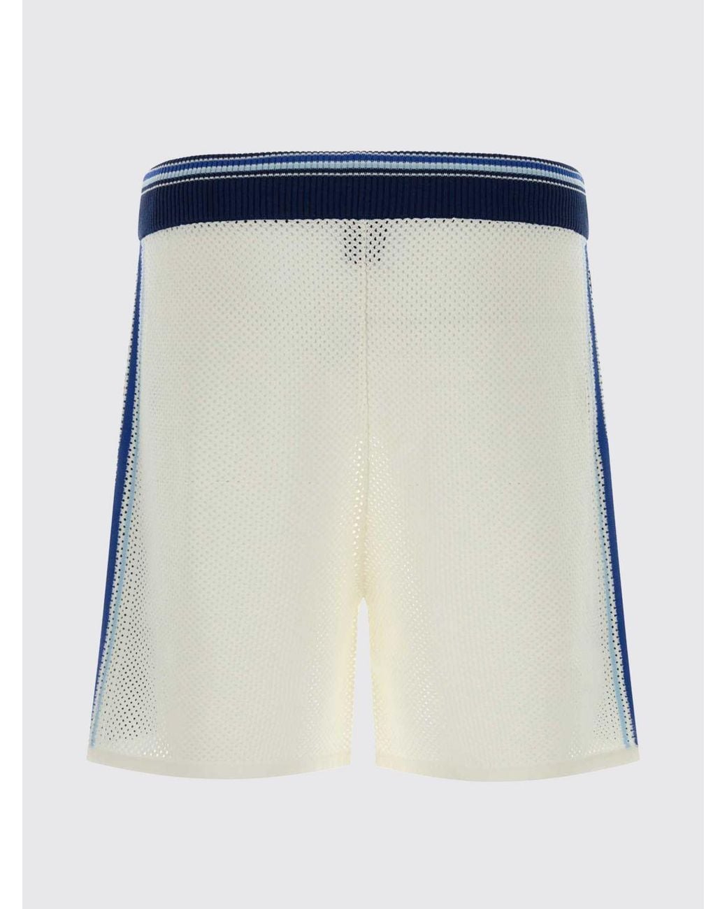 Casablanca Natural Cotton And Wool Blend Shorts for men