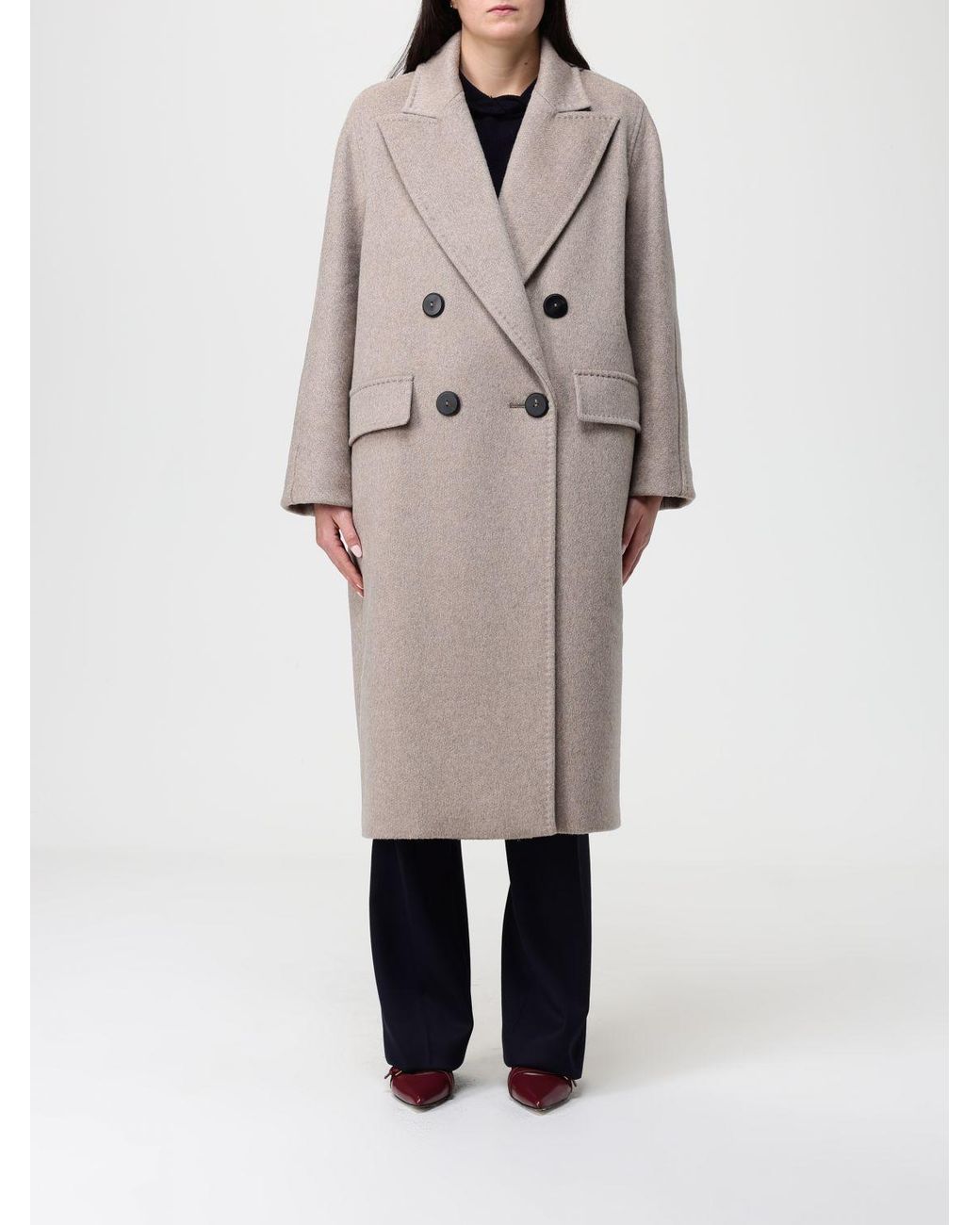 Abrigo Mujer Max Mara de color Natural