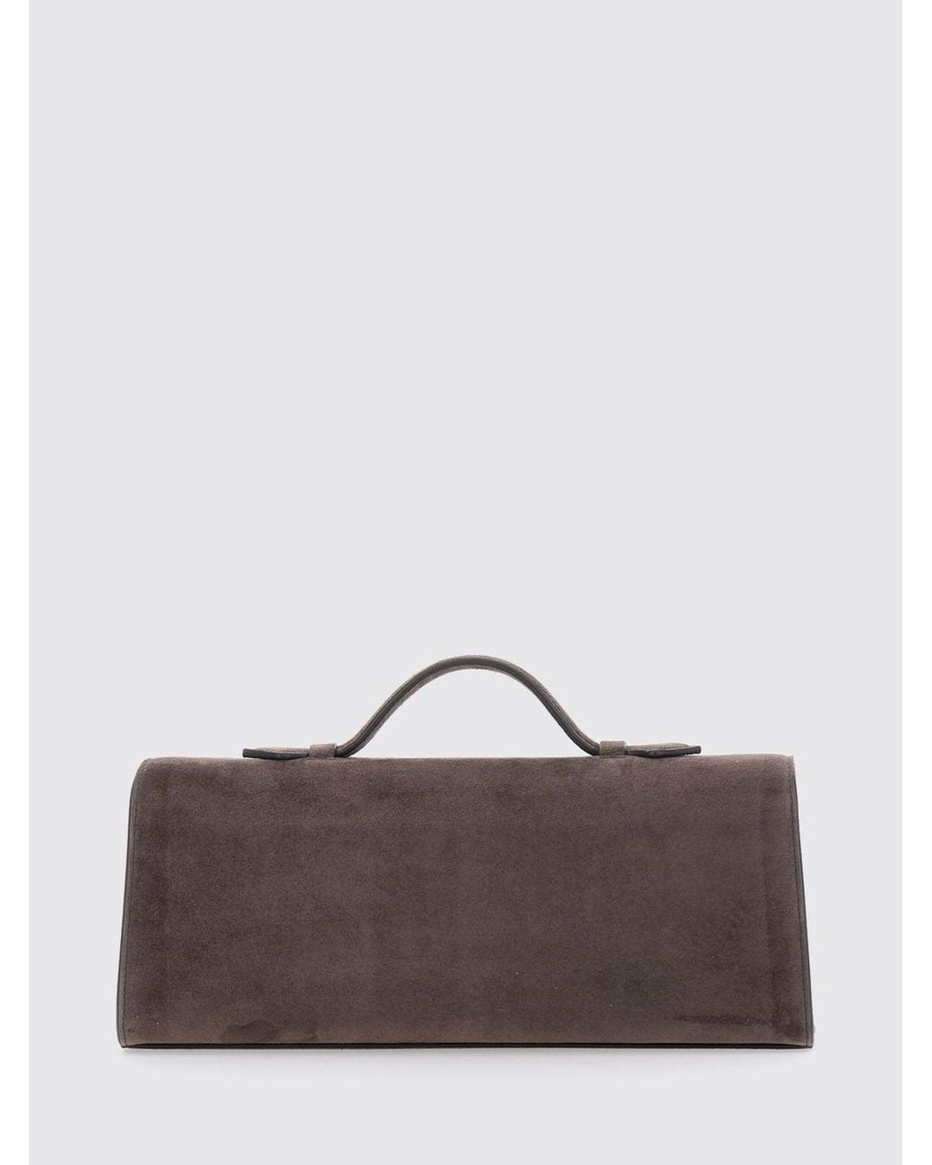 SAVETTE Brown Symmetry Clutch