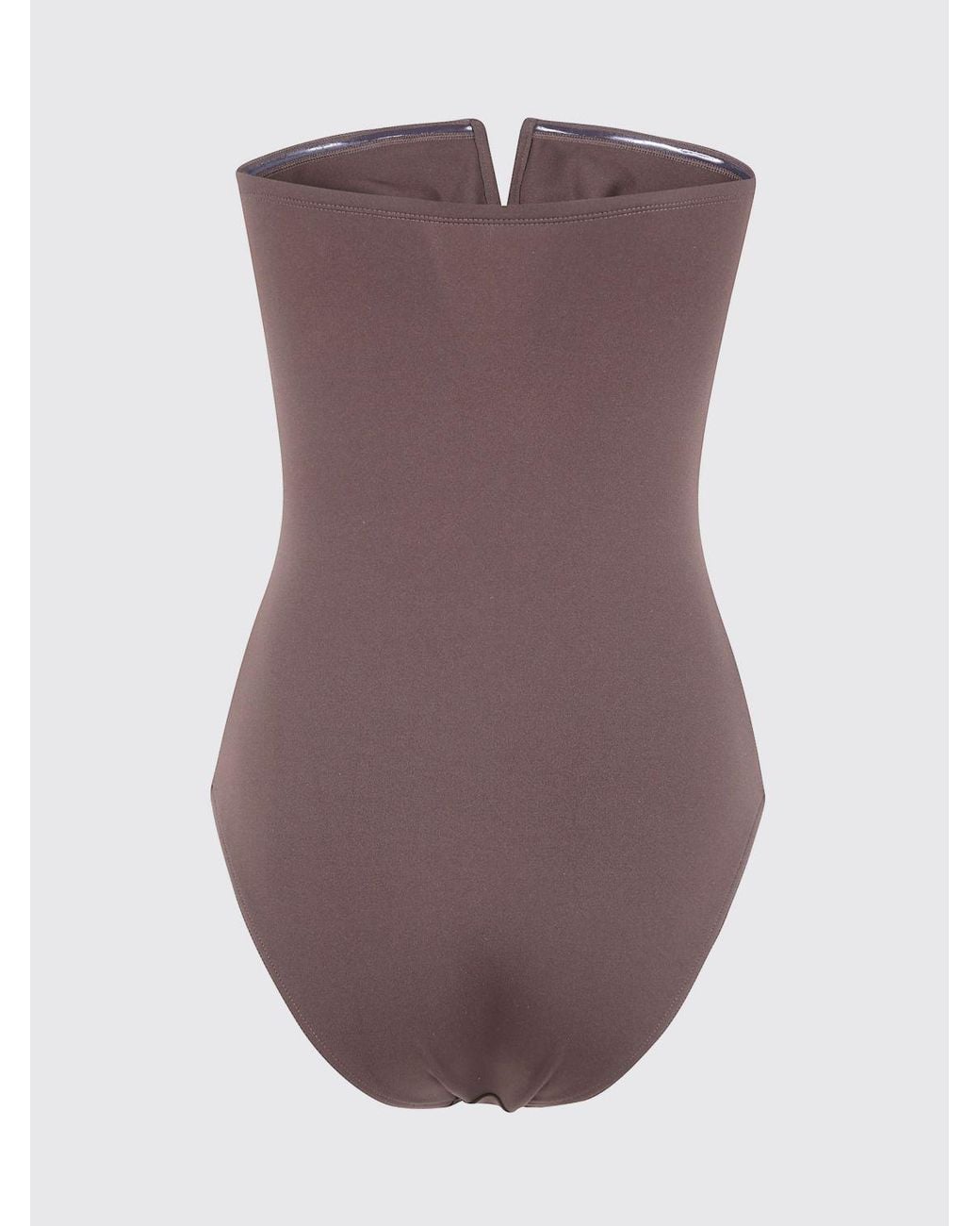 Eres Pink Badeanzug Mit Tropfenausschnitt Und Schulterfreiem Design