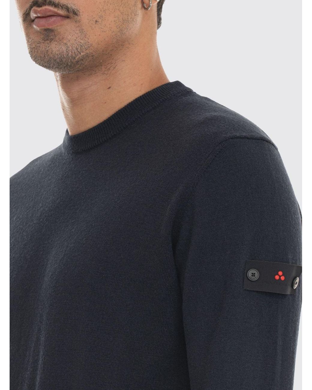 Peuterey Blue Crewneck Jumper for men
