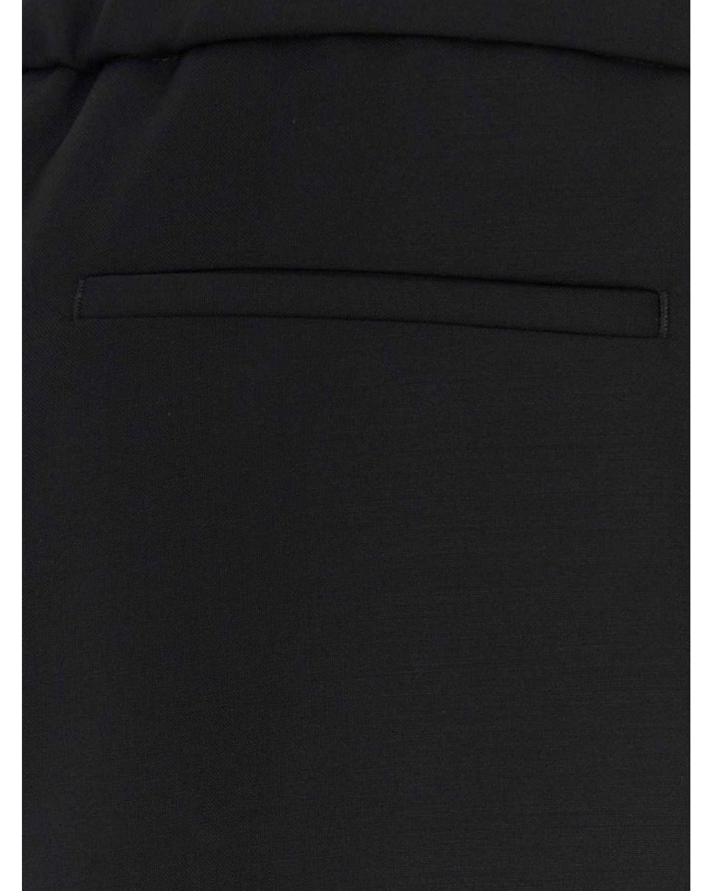 Jil Sander Black Slim Fit Tailored Trousers for men