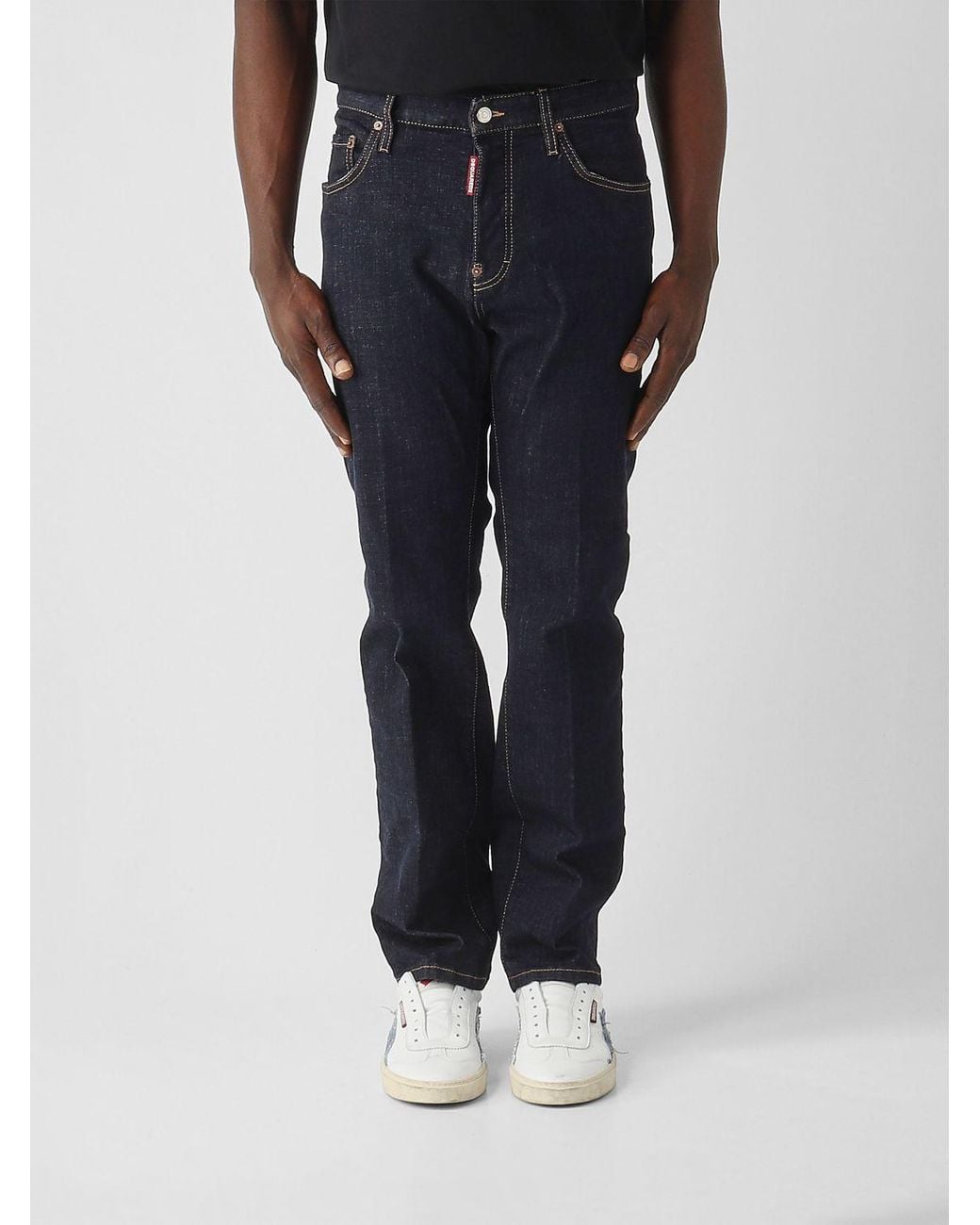 DSquared² Blue Slim Fit Stretch Denim Jeans for men