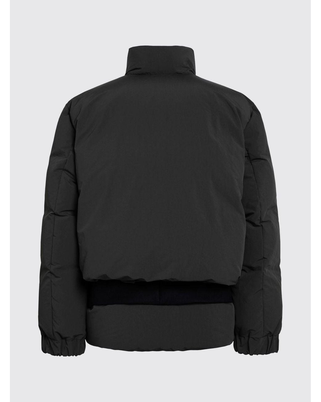 SACAI X CARHARTT WIP Black Quilted High-Neck Bomber Jacket for men