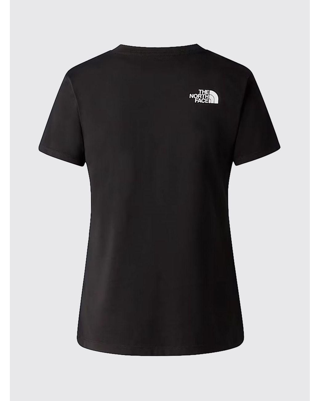 The North Face Black Slim Fit Cotton T-Shirt With Contrast Logo