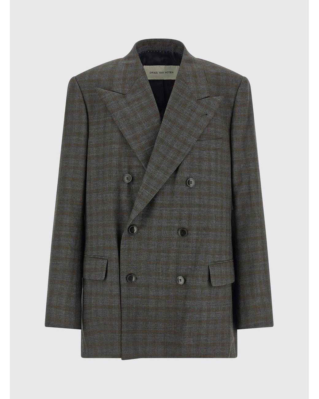 Dries Van Noten Gray Jacket for men