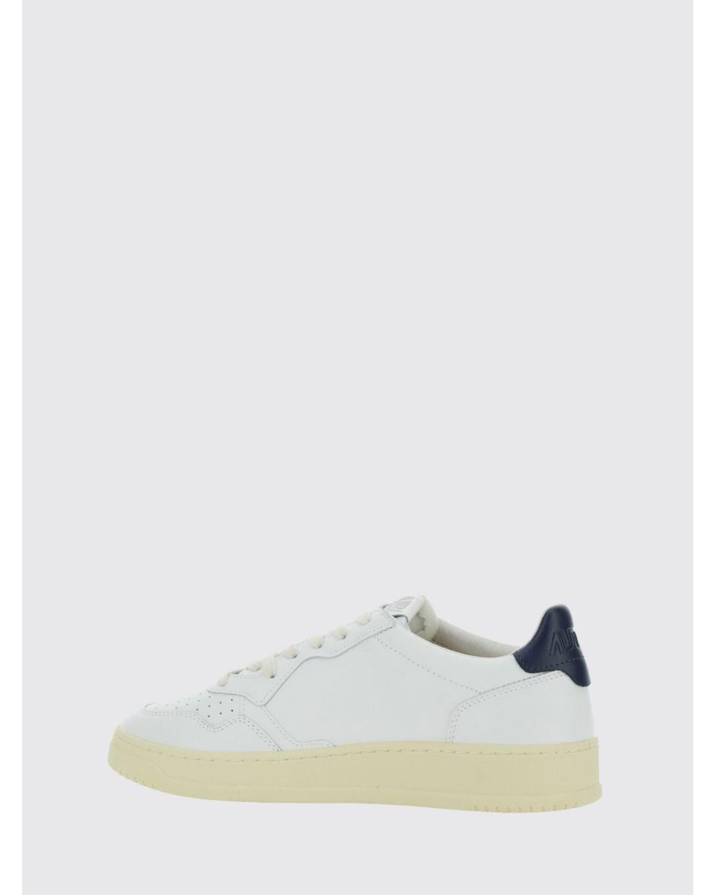 Autry White Medalist Low Sneakers for men