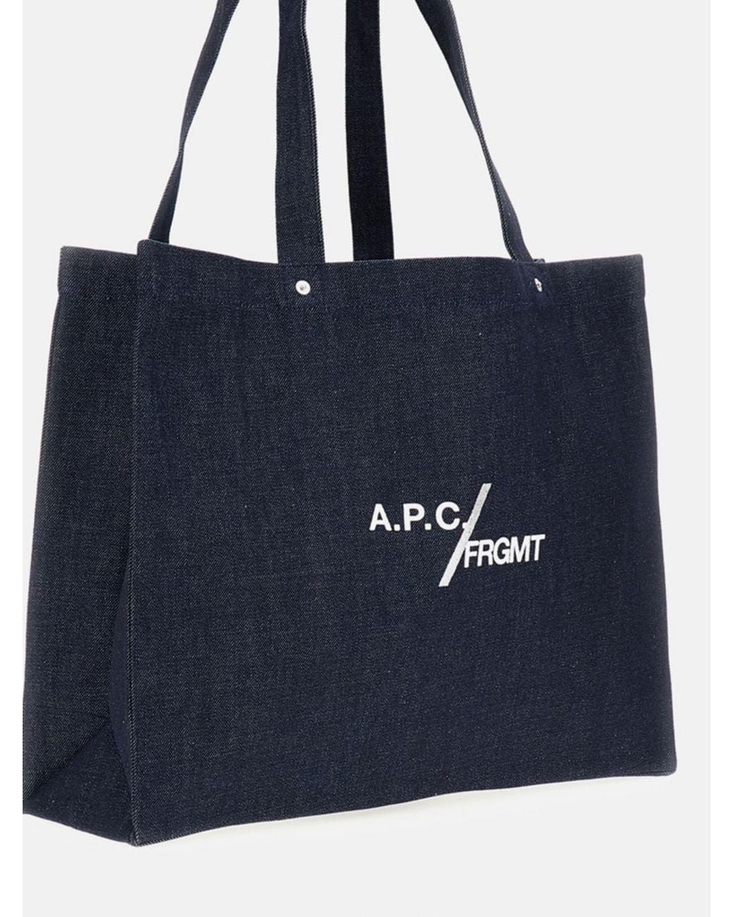 Tote Bag X Fragment di A.P.C. in Blue da Uomo
