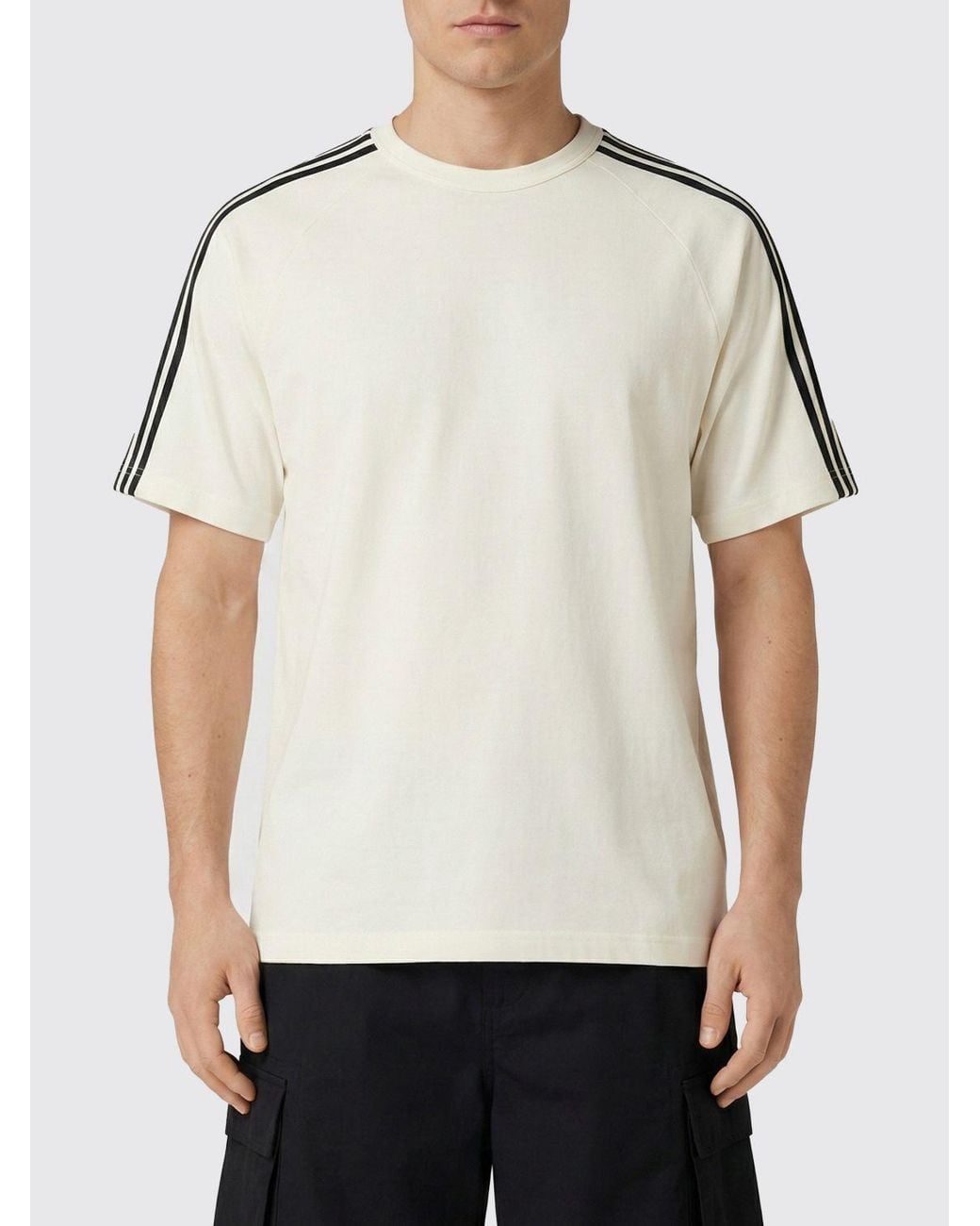 Y-3 Natural Lyocell Blend T-Shirt for men